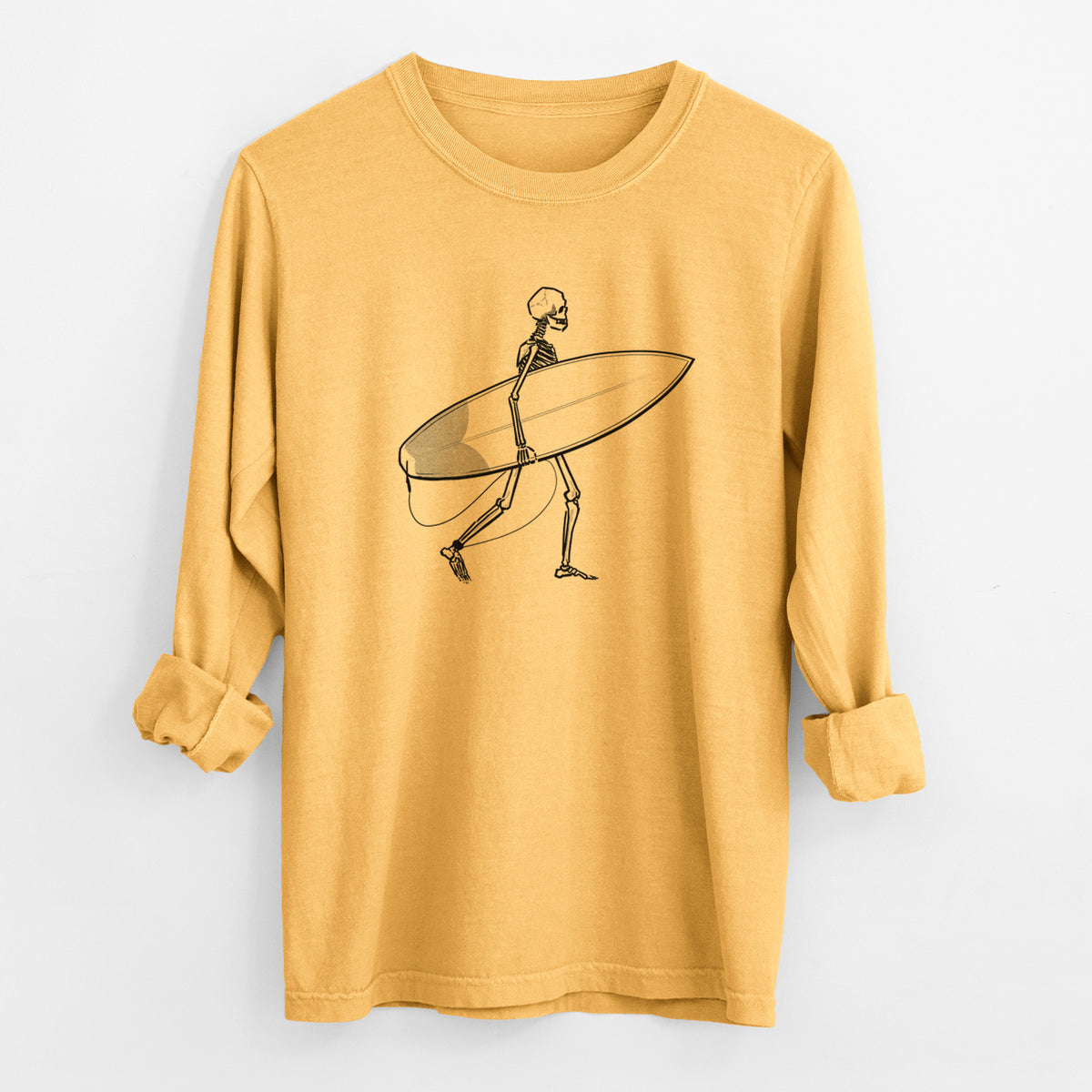 Seeking Swells - Skeleton Collection - Unisex Comfort Colors 100% Cotton Long Sleeve