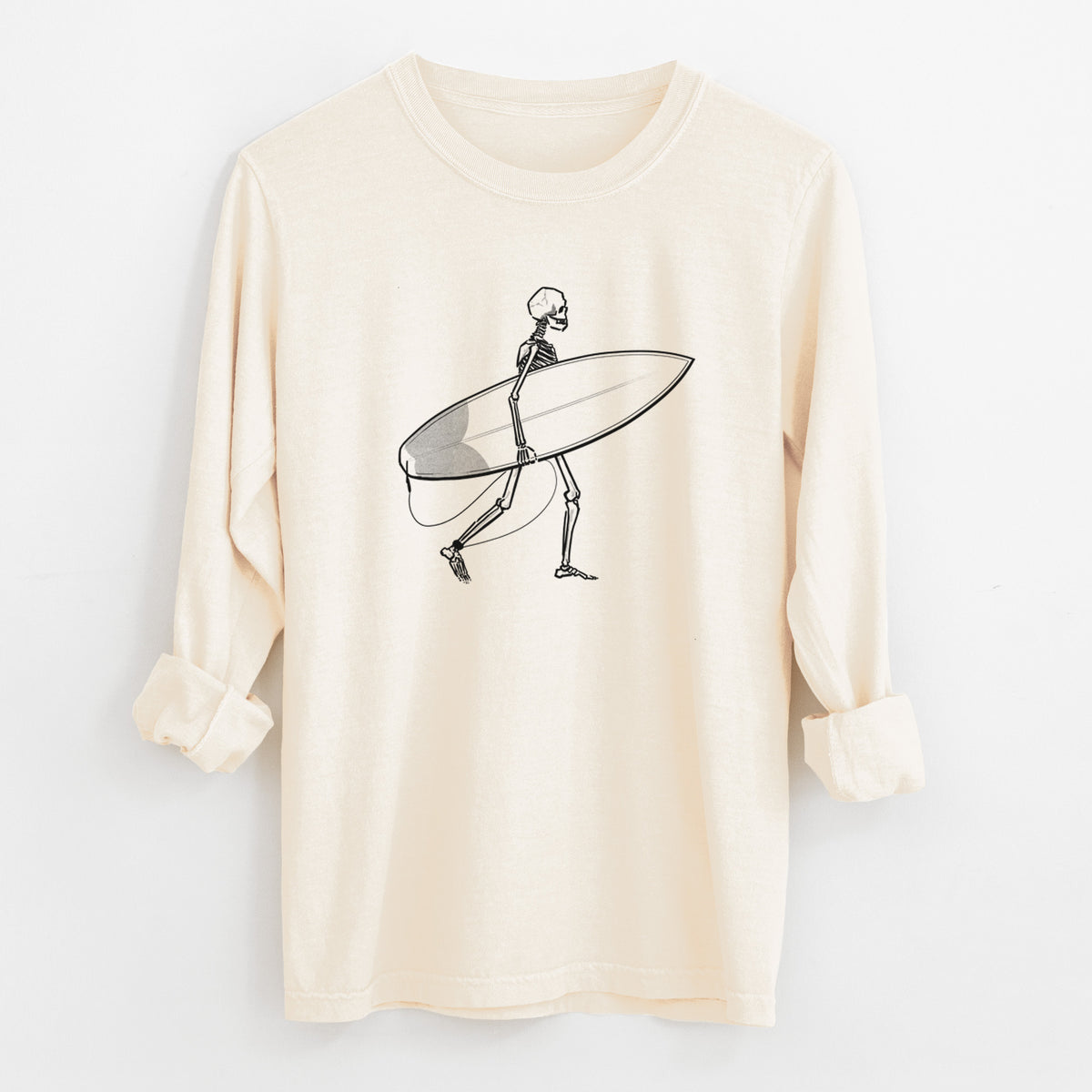 Seeking Swells - Skeleton Collection - Unisex Comfort Colors 100% Cotton Long Sleeve