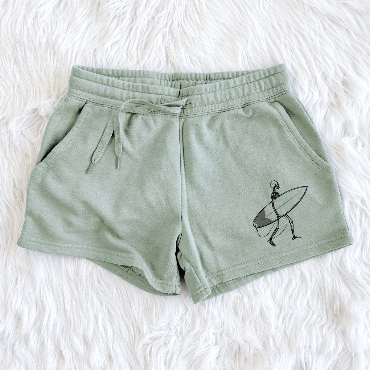 Seeking Swells - Skeleton Collection - Women's Cali Wave Shorts