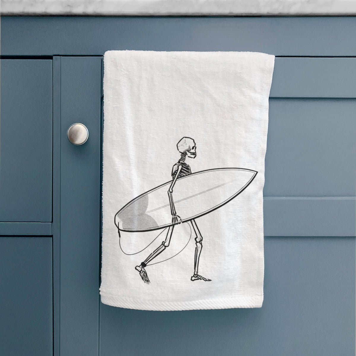 Seeking Swells - Skeleton Collection Premium Decorative Hand Towel