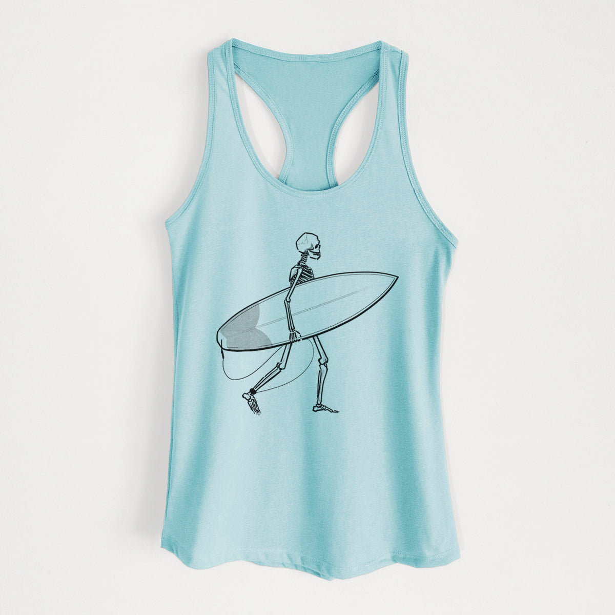 Seeking Swells - Skeleton Collection - Women's Racerback Tanktop