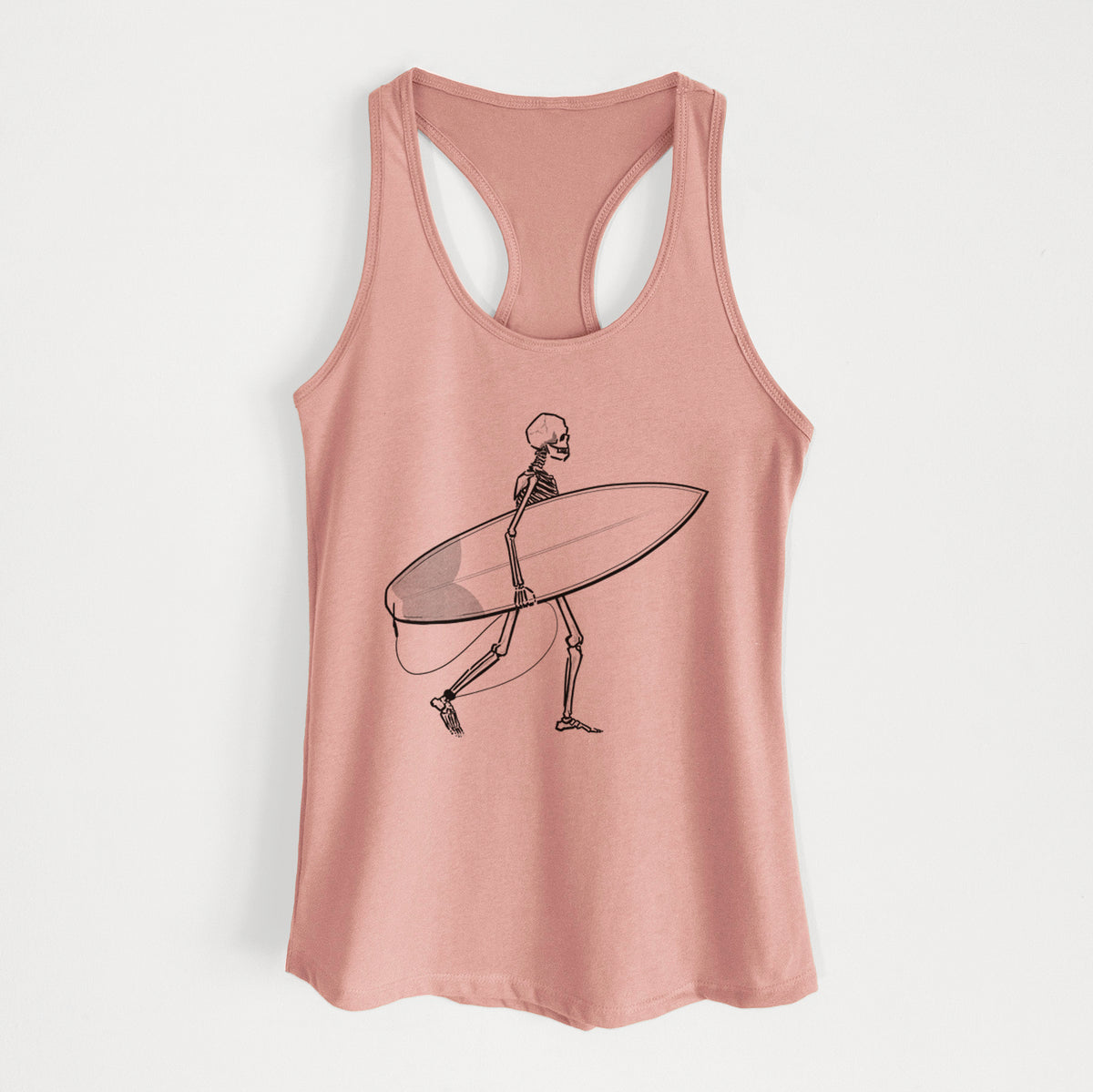 Seeking Swells - Skeleton Collection - Women's Racerback Tanktop