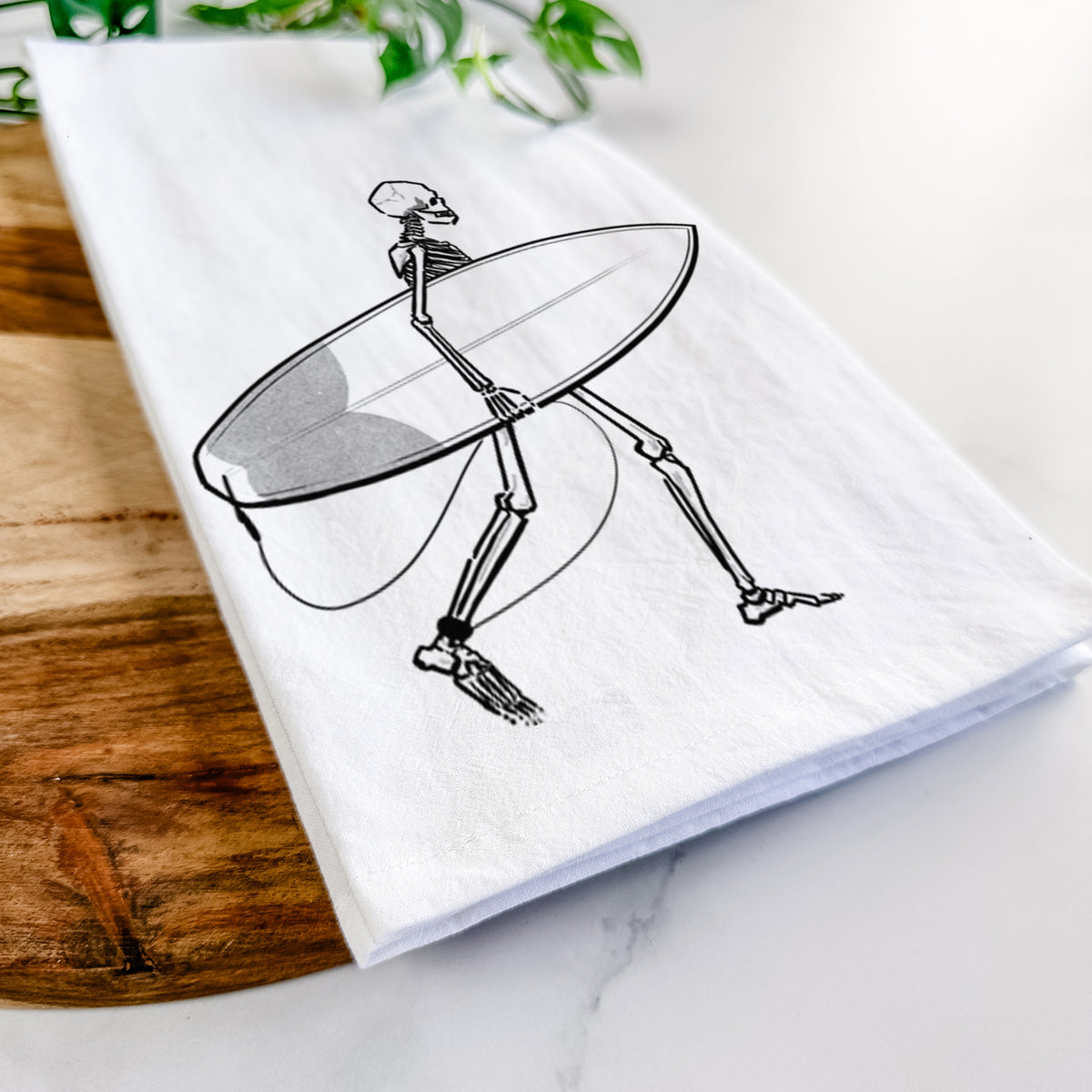 Seeking Swells - Skeleton Collection Tea Towel