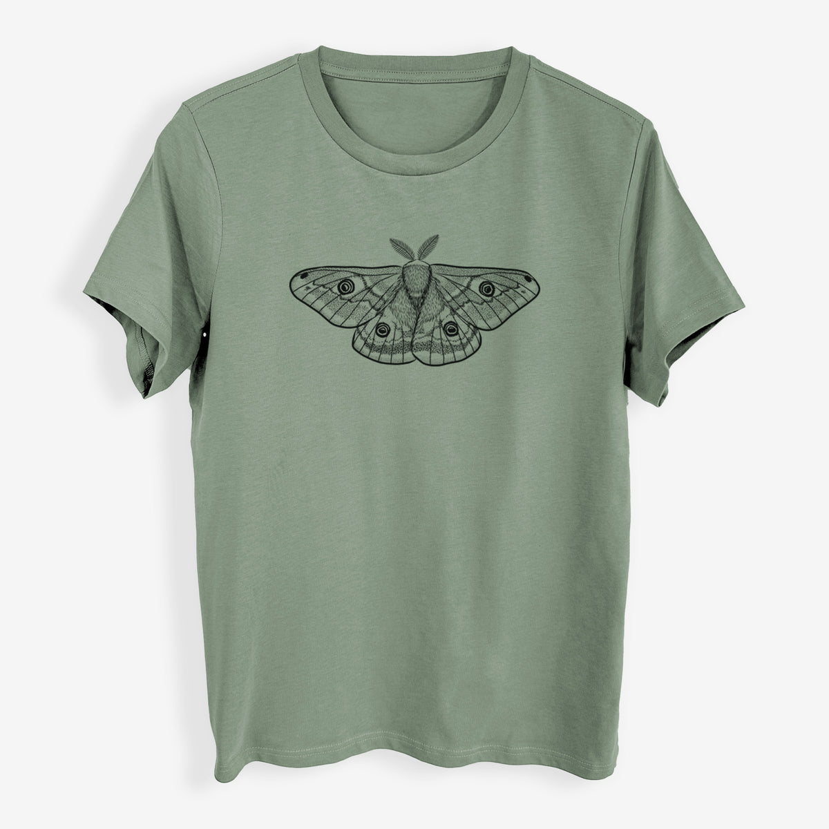 Saturnia pavonia - Small Emperor Moth - Womens Everyday Maple Tee