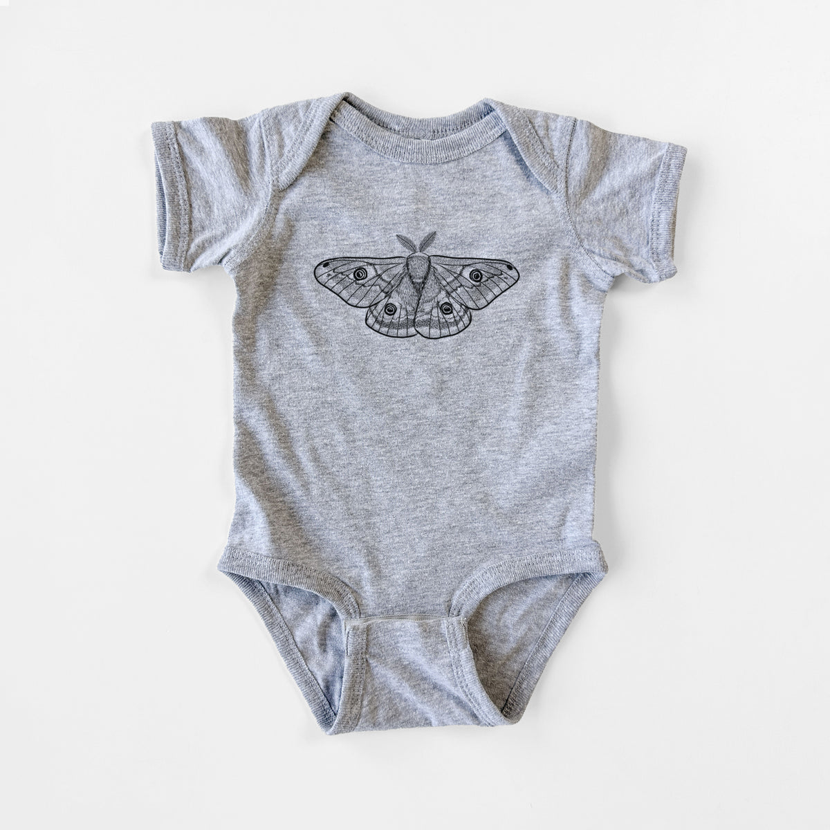 Saturnia pavonia - Small Emperor Moth - Baby Fine Jersey Bodysuit