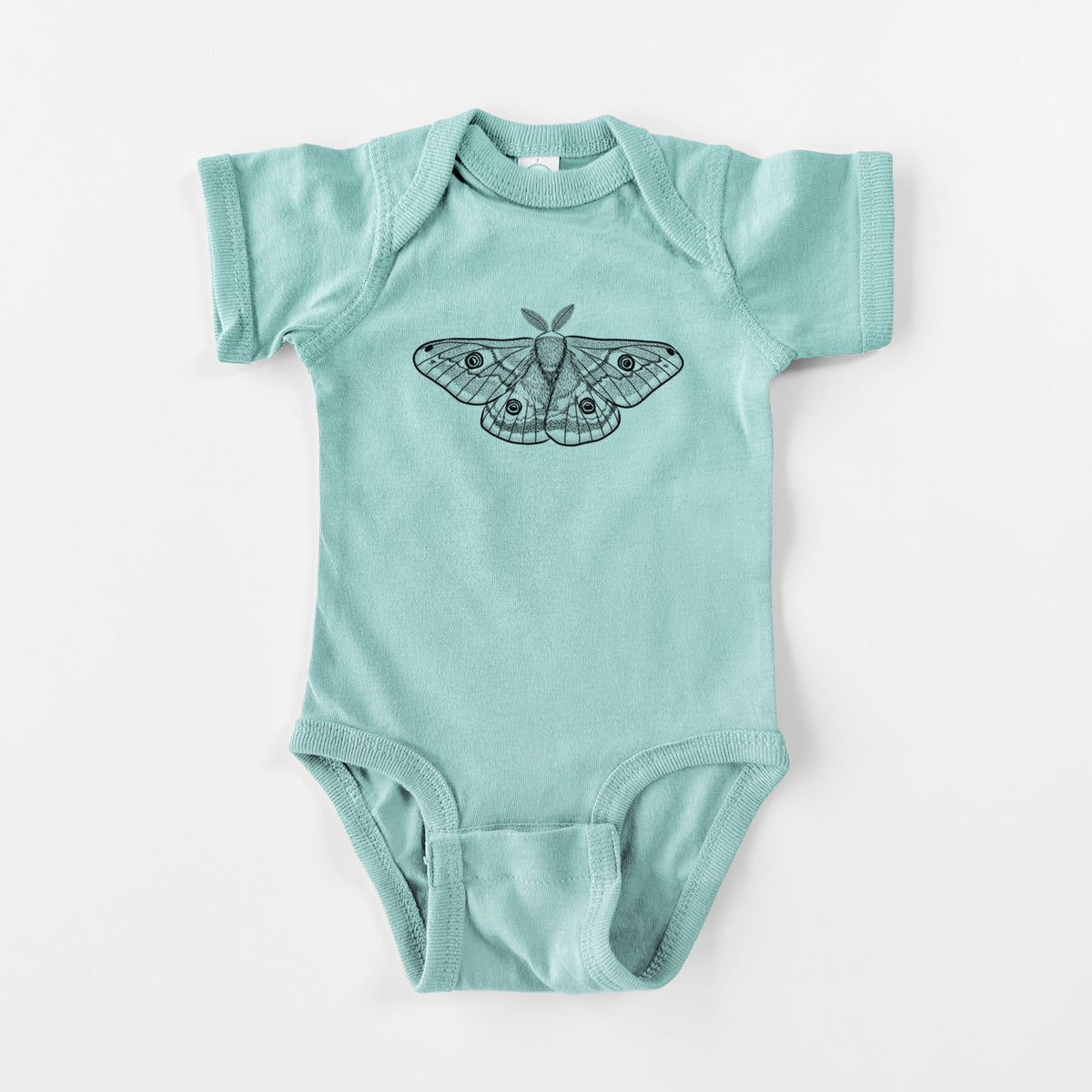 Saturnia pavonia - Small Emperor Moth - Baby Fine Jersey Bodysuit
