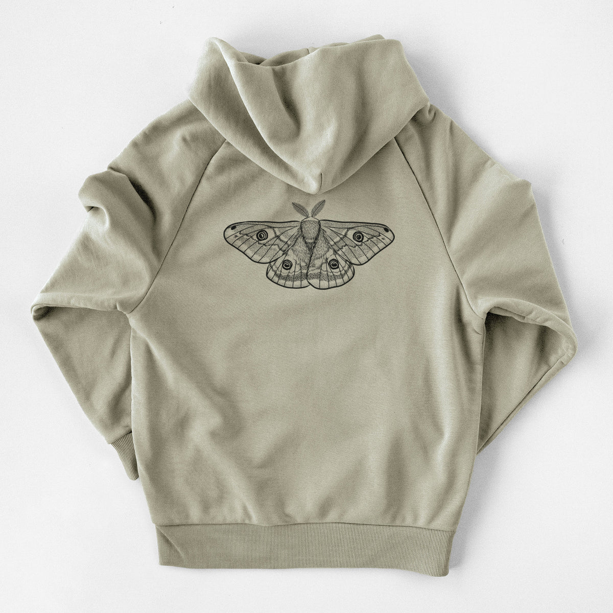 Saturnia pavonia - Small Emperor Moth - UltraLuxe Heavyweight French Terry Hoodie