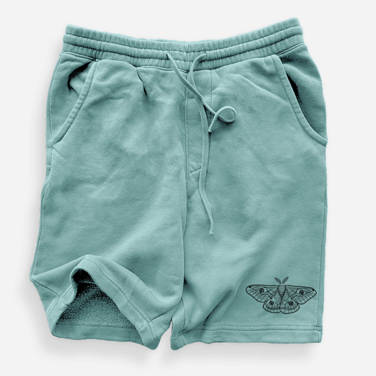 Saturnia pavonia - Small Emperor Moth - Unisex Pigment Dyed Shorts