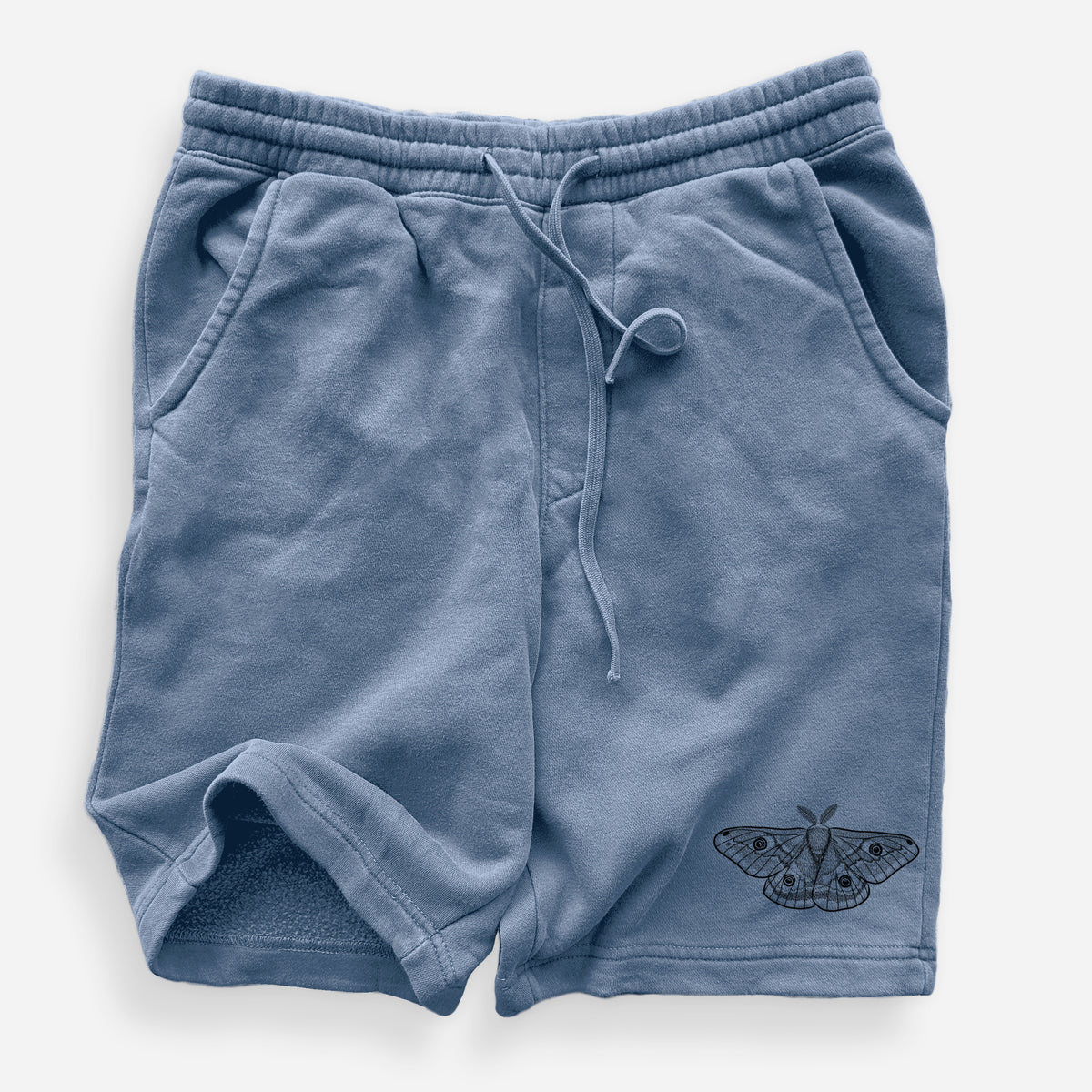 Saturnia pavonia - Small Emperor Moth - Unisex Pigment Dyed Shorts