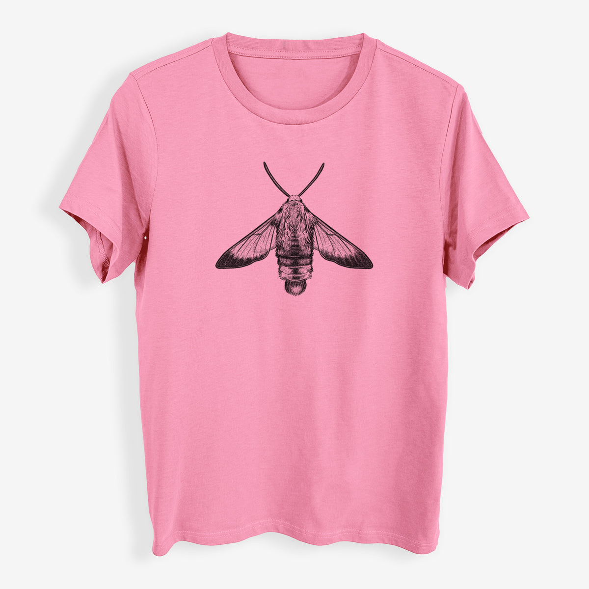 Snowberry Clearwing Moth - Hemaris diffinis - Womens Everyday Maple Tee