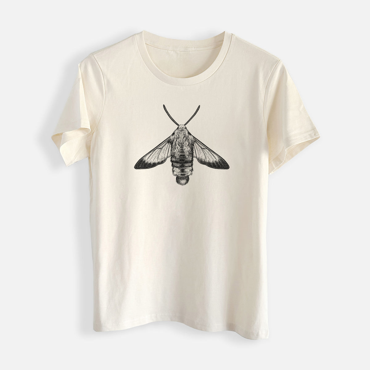 Snowberry Clearwing Moth - Hemaris diffinis - Womens Everyday Maple Tee