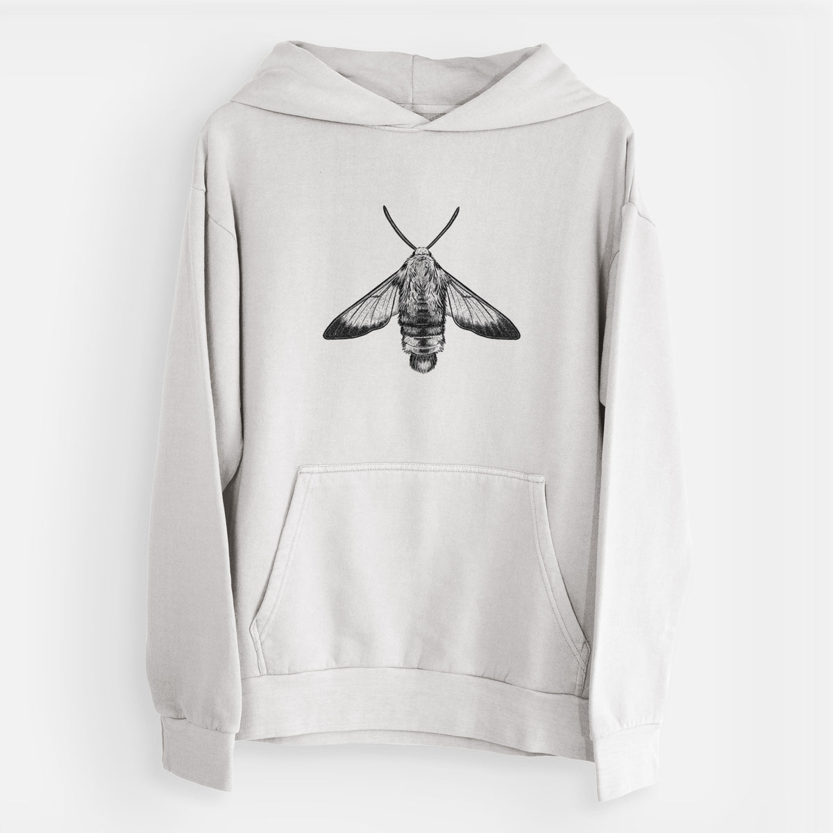 Snowberry Clearwing Moth - Hemaris diffinis  - Urban Heavyweight Hoodie