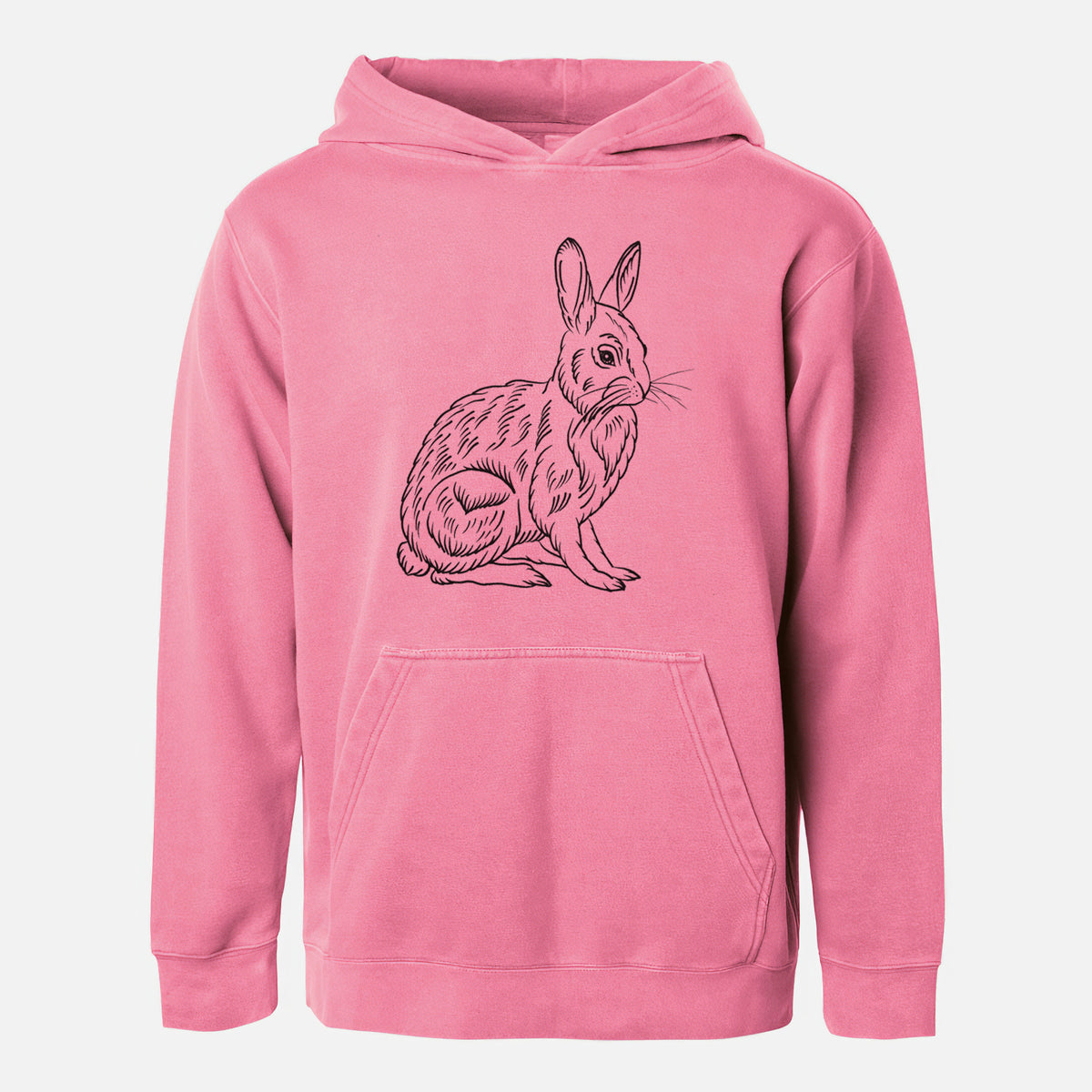 Snoeshoe Hare - Youth Pigment Dyed Hoodie