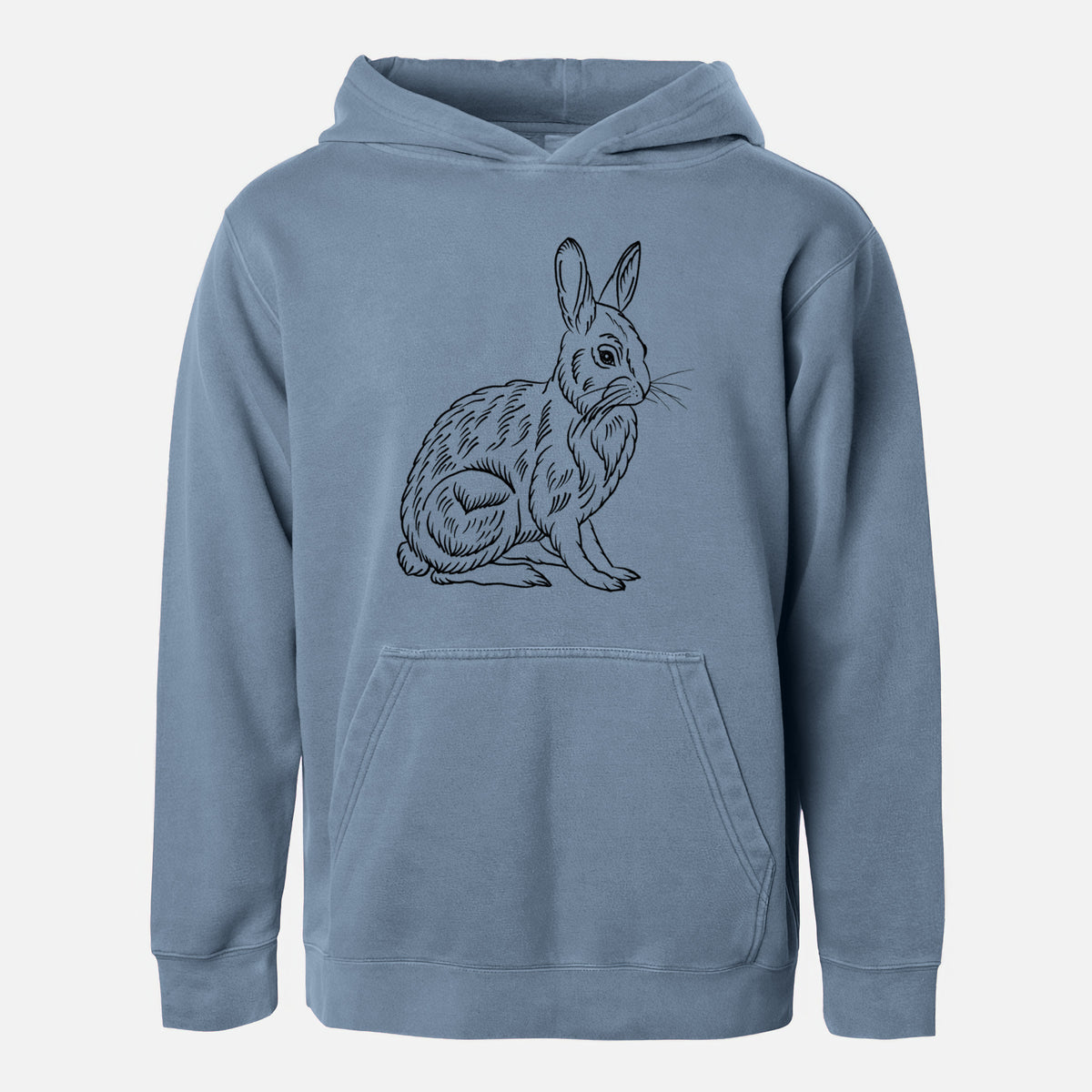 Snoeshoe Hare - Youth Pigment Dyed Hoodie