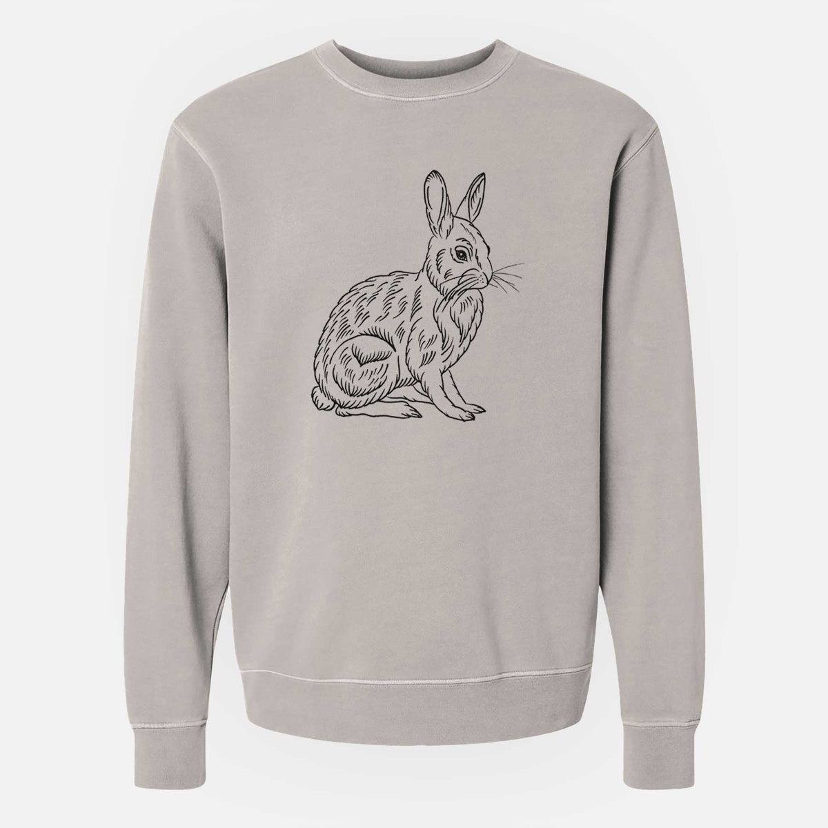 Snoeshoe Hare - Unisex Pigment Dyed Crew Sweatshirt