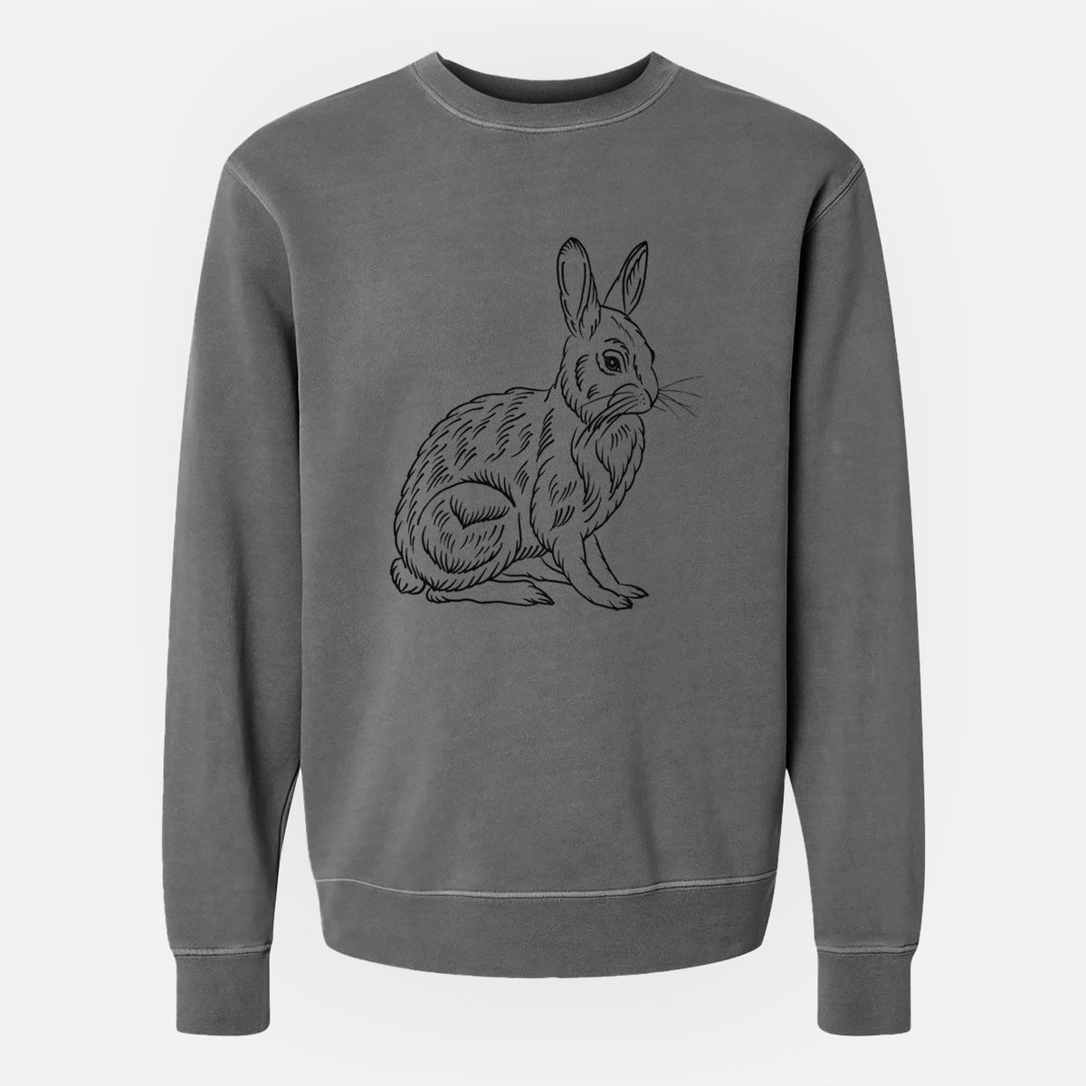 Snoeshoe Hare - Unisex Pigment Dyed Crew Sweatshirt