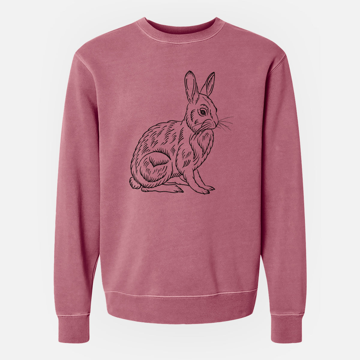 Snoeshoe Hare - Unisex Pigment Dyed Crew Sweatshirt