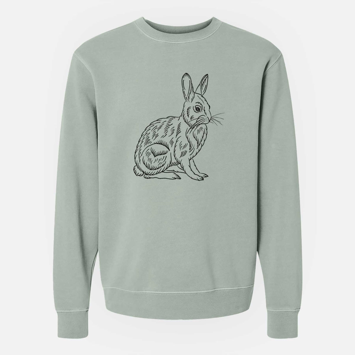 Snoeshoe Hare - Unisex Pigment Dyed Crew Sweatshirt