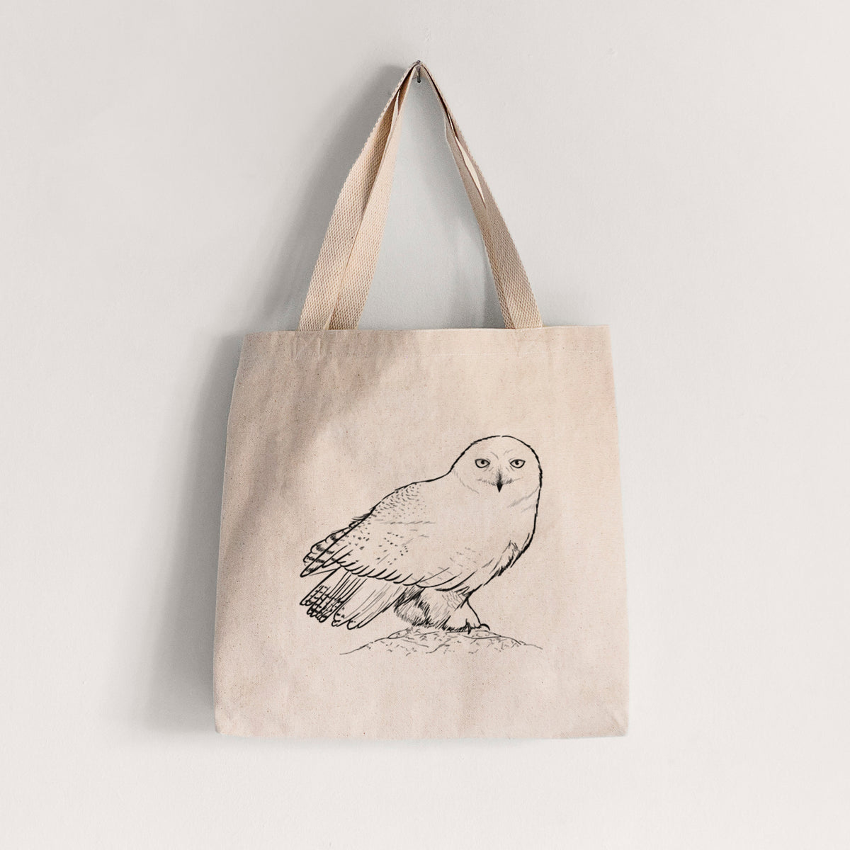 Snowy Owl - Bubo scandiacus - Tote Bag