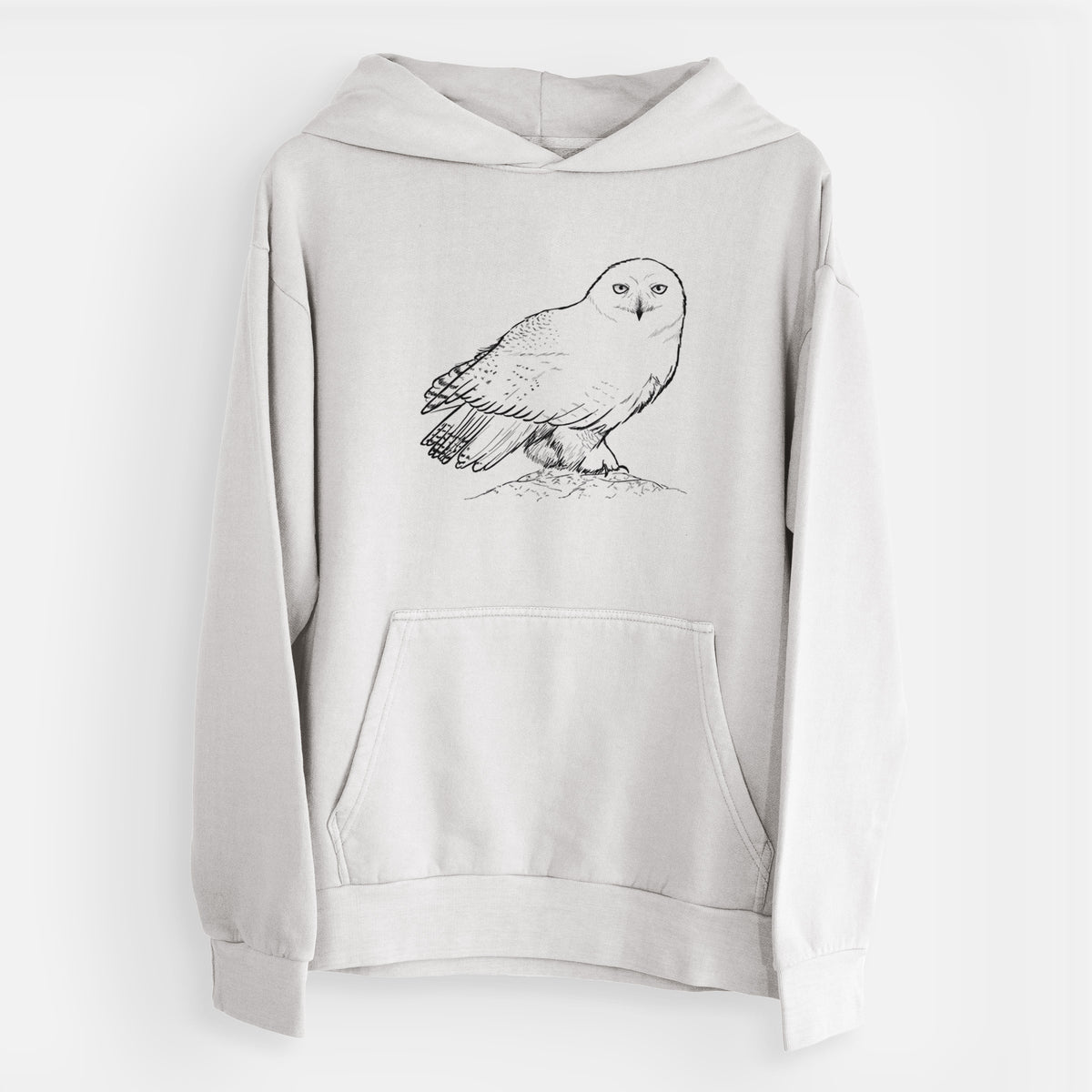 Snowy Owl - Bubo scandiacus  - Urban Heavyweight Hoodie