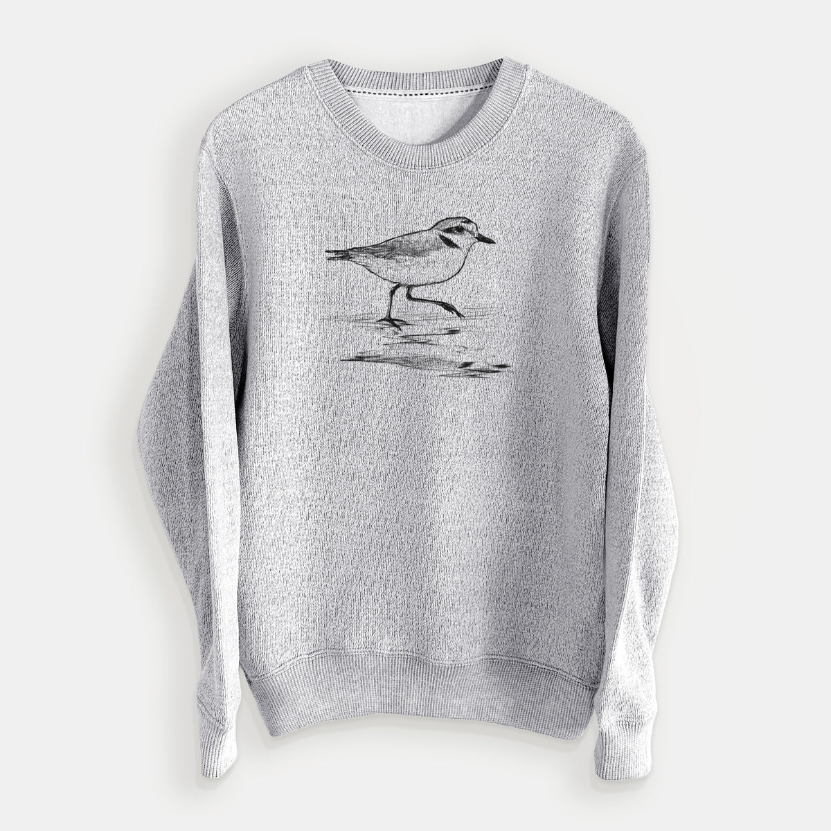 Western Snowy Plover - Charadrius nivosus nivosus - Knit Sweatshirt