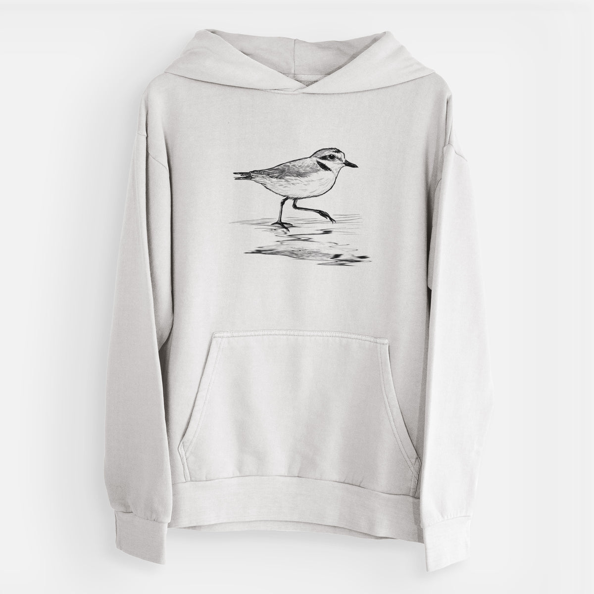 Western Snowy Plover - Charadrius nivosus nivosus  - Urban Heavyweight Hoodie