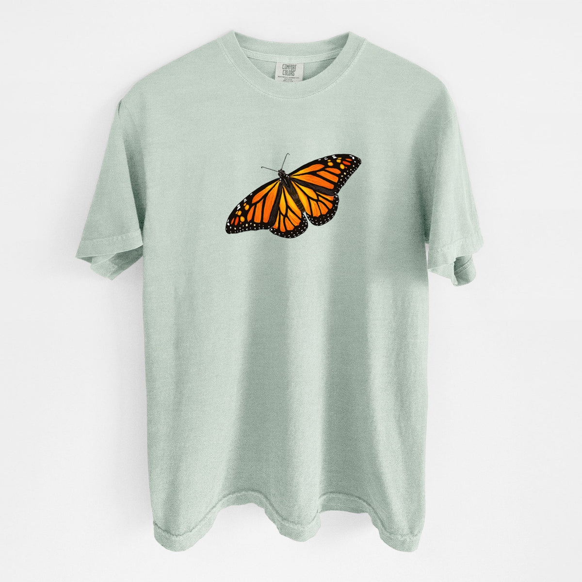 Vibrant Monarch - Danaus plexippus - Unisex Comfort Colors Garment-Dyed Heavyweight T-shirt