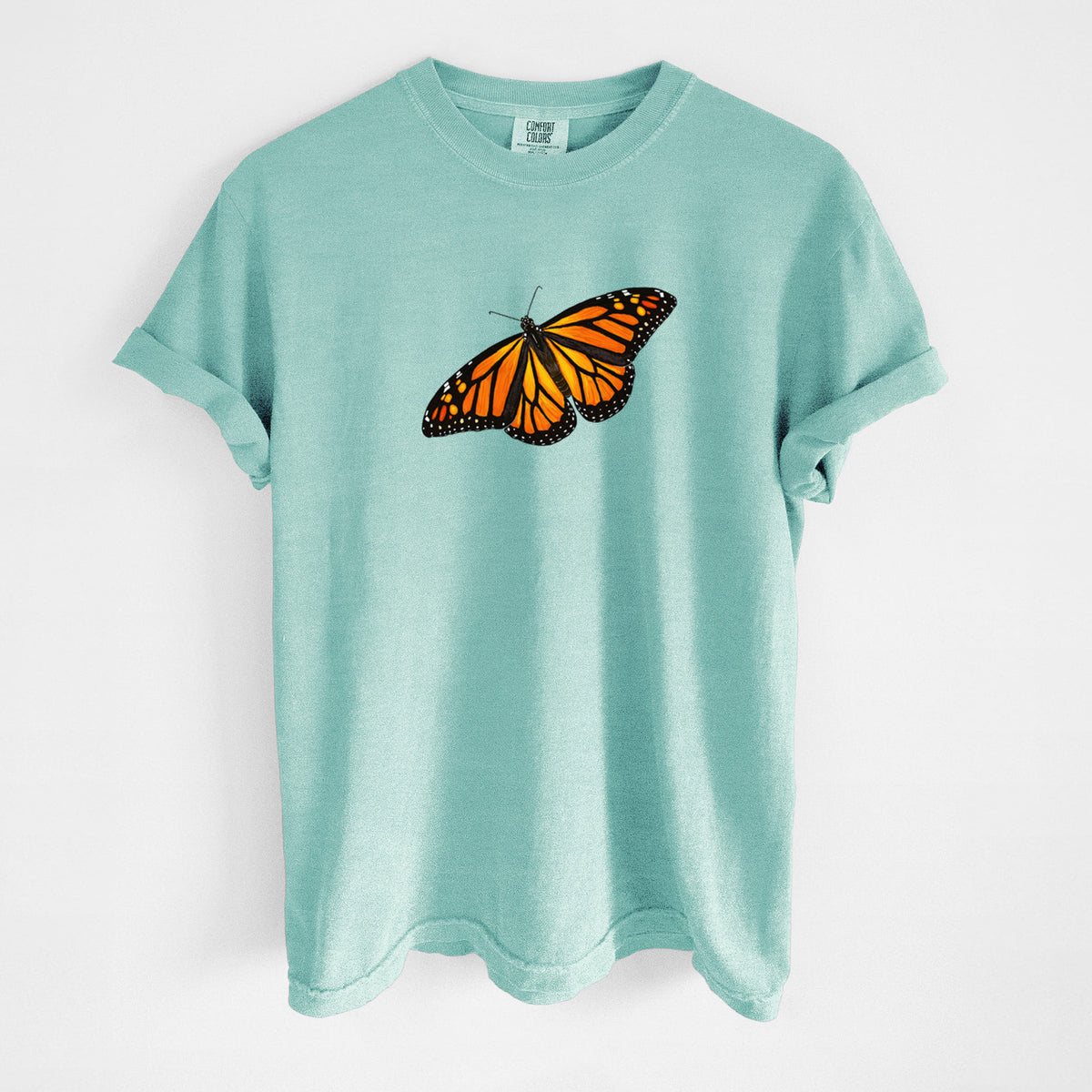 Vibrant Monarch - Danaus plexippus - Unisex Comfort Colors Garment-Dyed Heavyweight T-shirt