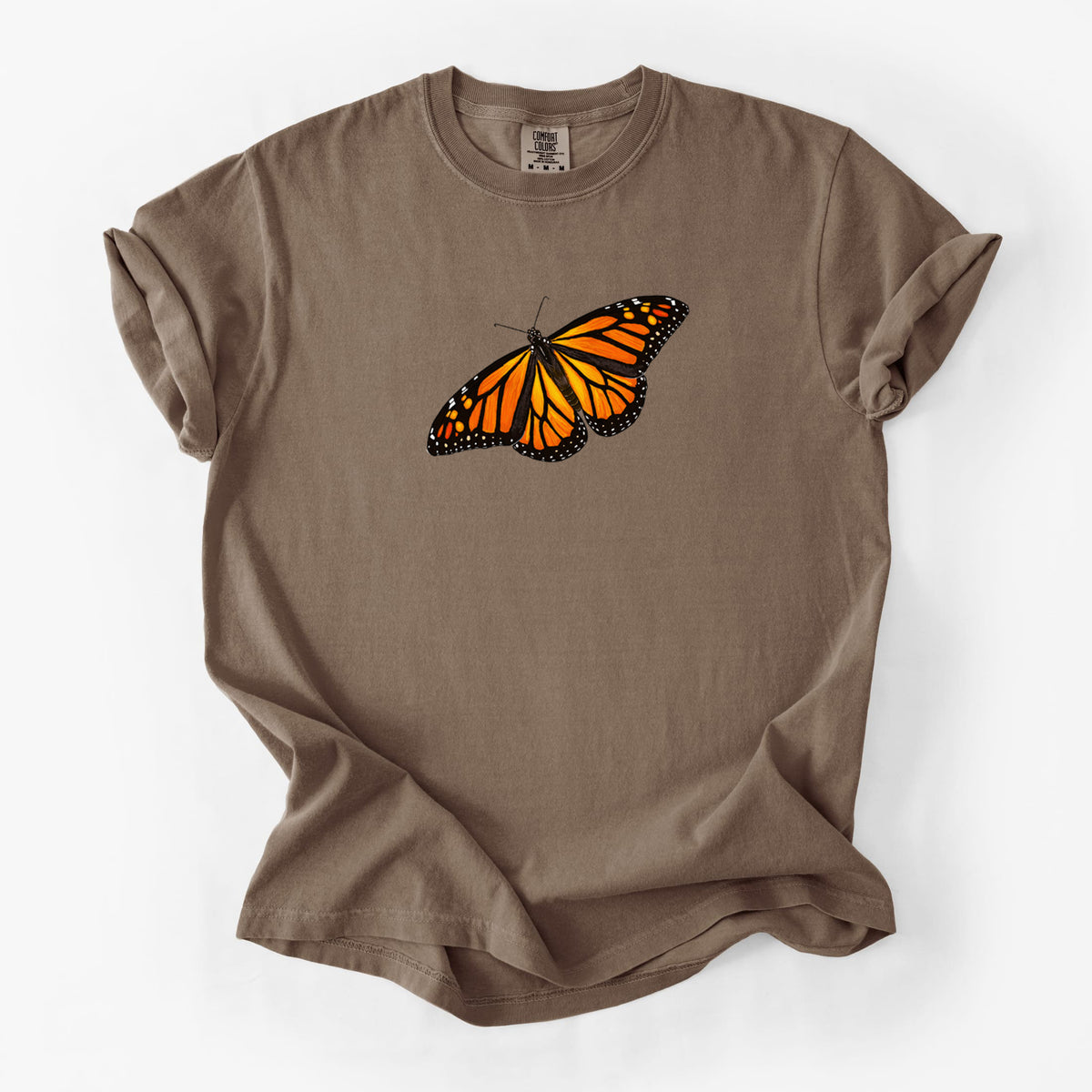 Vibrant Monarch - Danaus plexippus - Unisex Comfort Colors Garment-Dyed Heavyweight T-shirt