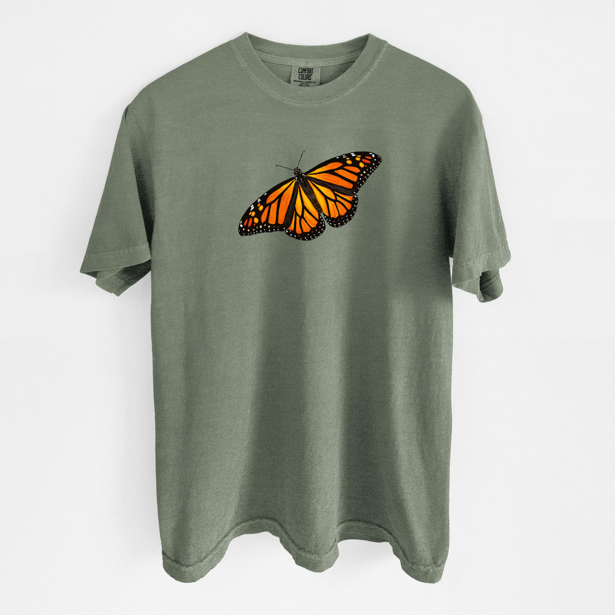 Vibrant Monarch - Danaus plexippus - Unisex Comfort Colors Garment-Dyed Heavyweight T-shirt