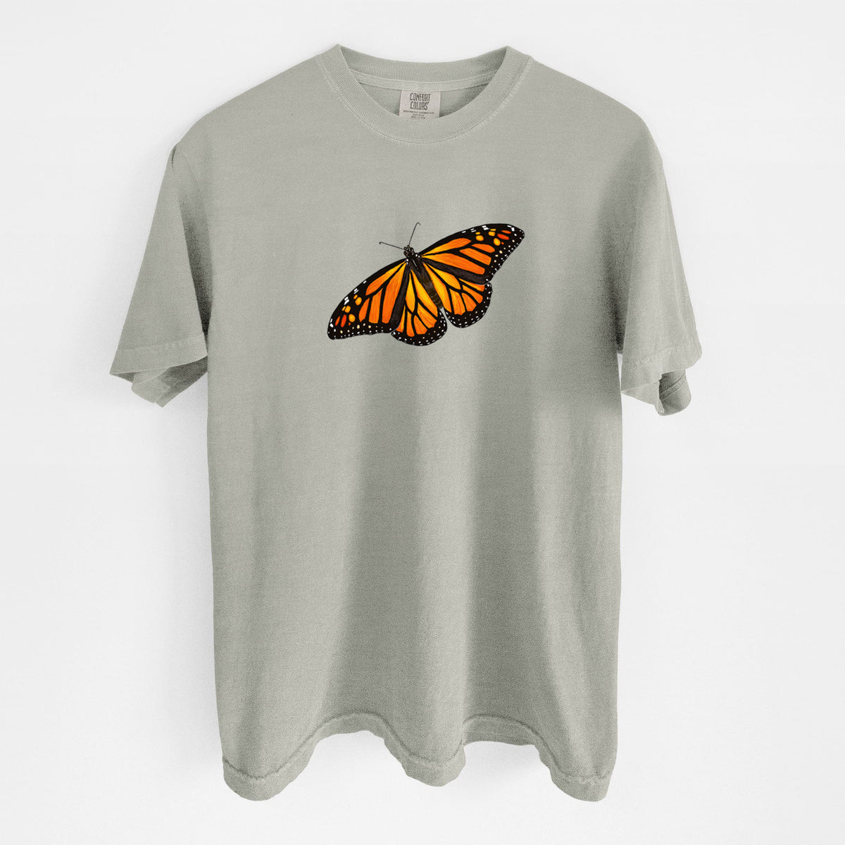 Vibrant Monarch - Danaus plexippus - Unisex Comfort Colors Garment-Dyed Heavyweight T-shirt