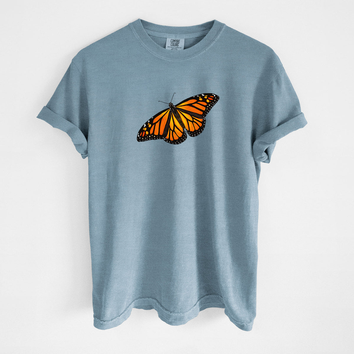 Vibrant Monarch - Danaus plexippus - Unisex Comfort Colors Garment-Dyed Heavyweight T-shirt