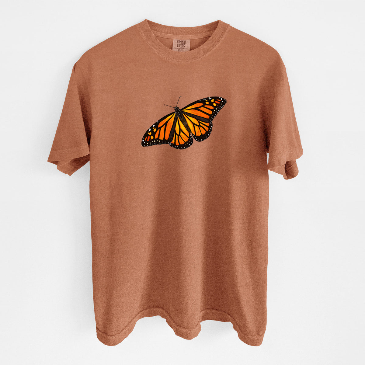 Vibrant Monarch - Danaus plexippus - Unisex Comfort Colors Garment-Dyed Heavyweight T-shirt