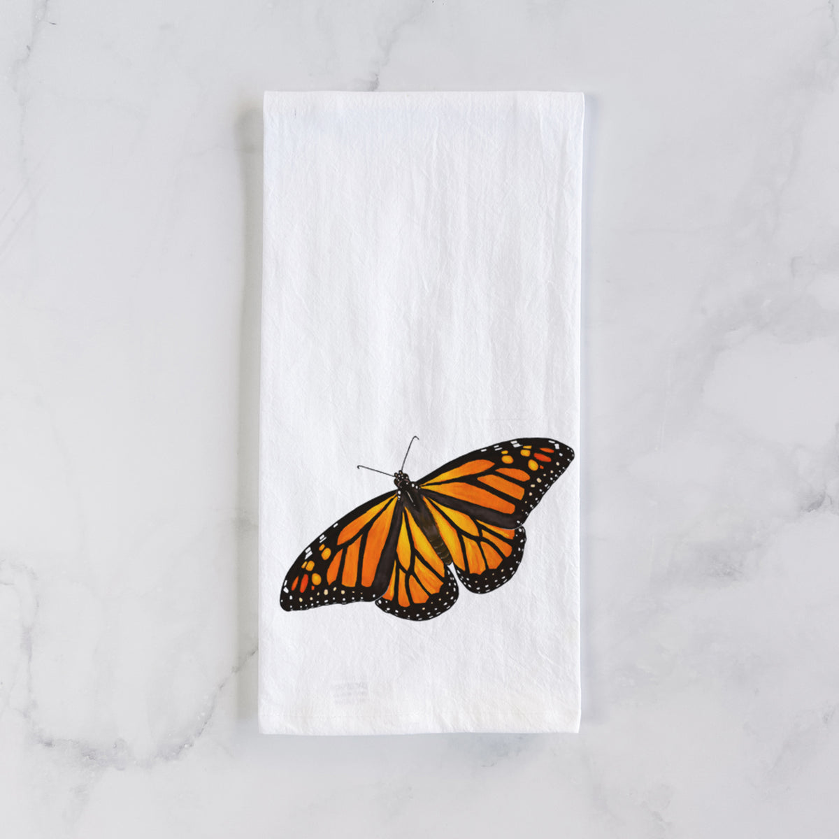 Vibrant Monarch - Danaus plexippus - Tea Towel
