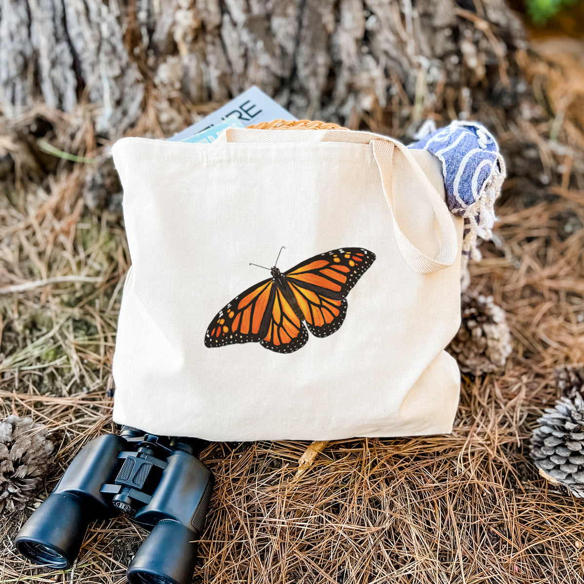 Vibrant Monarch - Danaus plexippus - Tote Bag