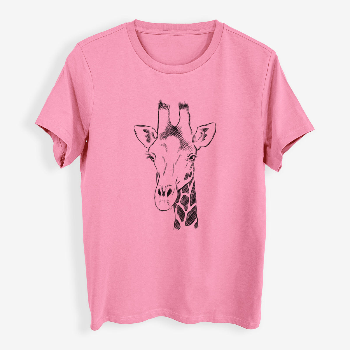 Southern Giraffe - Giraffa giraffa - Womens Everyday Maple Tee