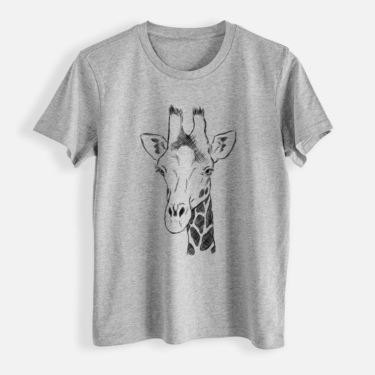 Southern Giraffe - Giraffa giraffa - Womens Everyday Maple Tee