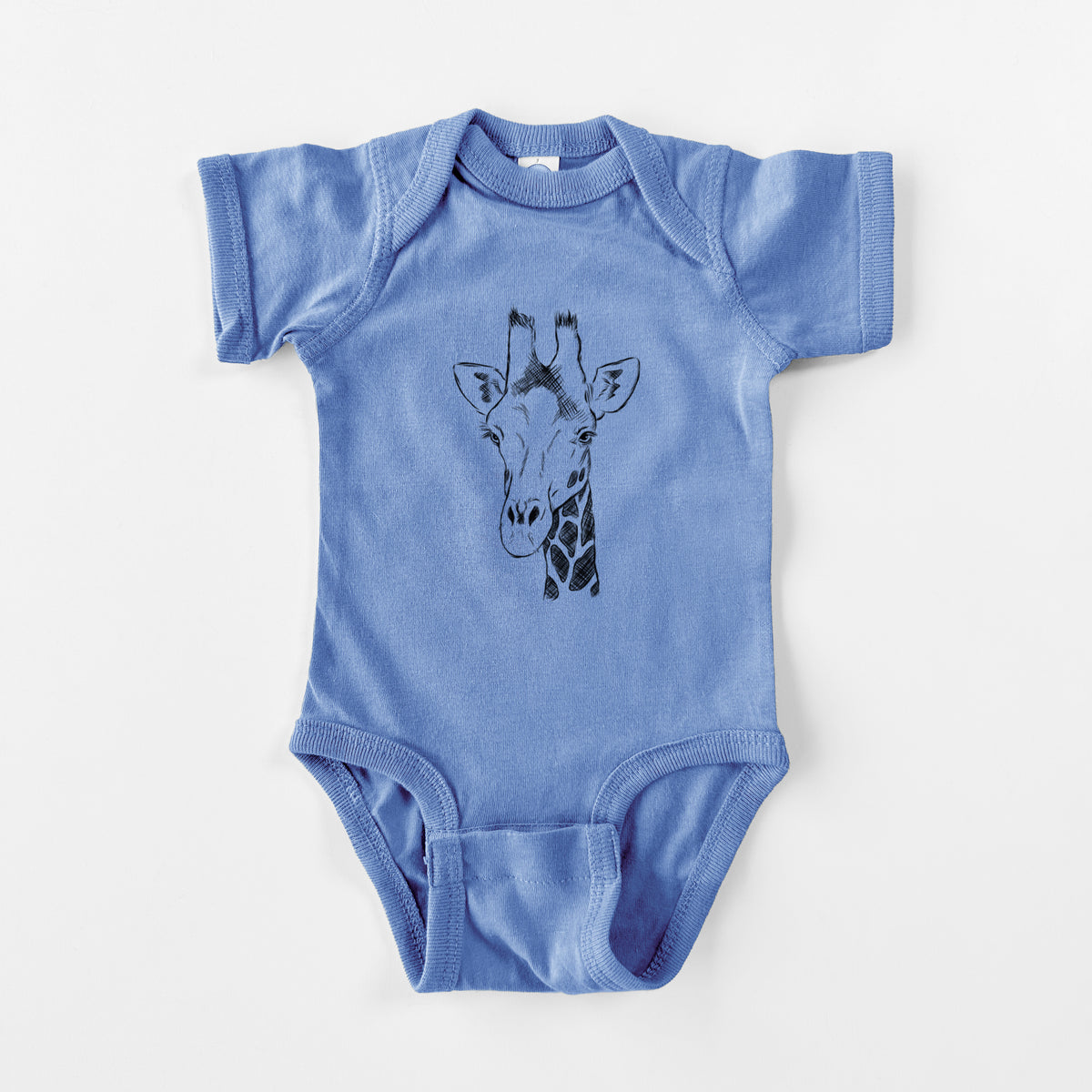 Southern Giraffe - Giraffa giraffa - Baby Fine Jersey Bodysuit