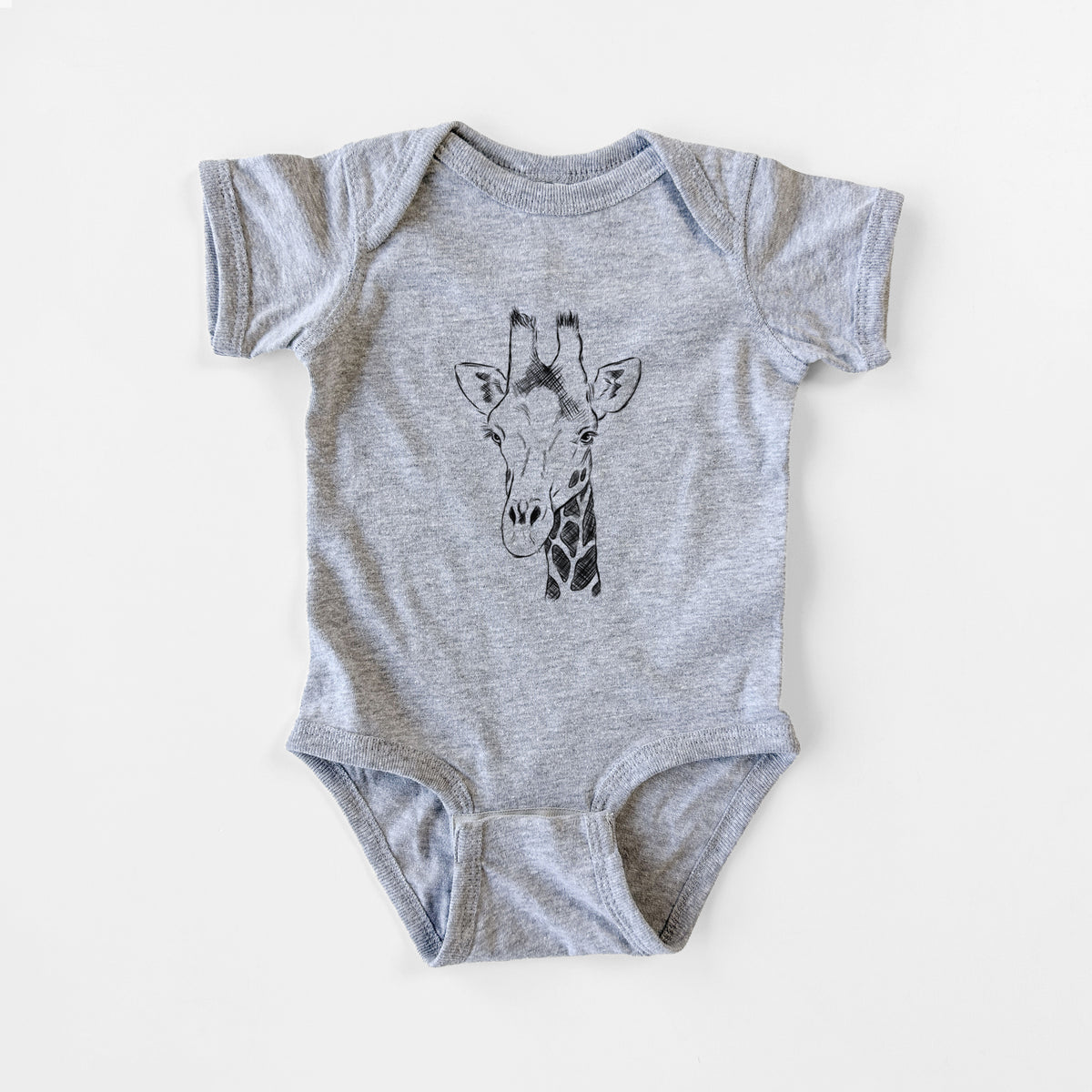 Southern Giraffe - Giraffa giraffa - Baby Fine Jersey Bodysuit