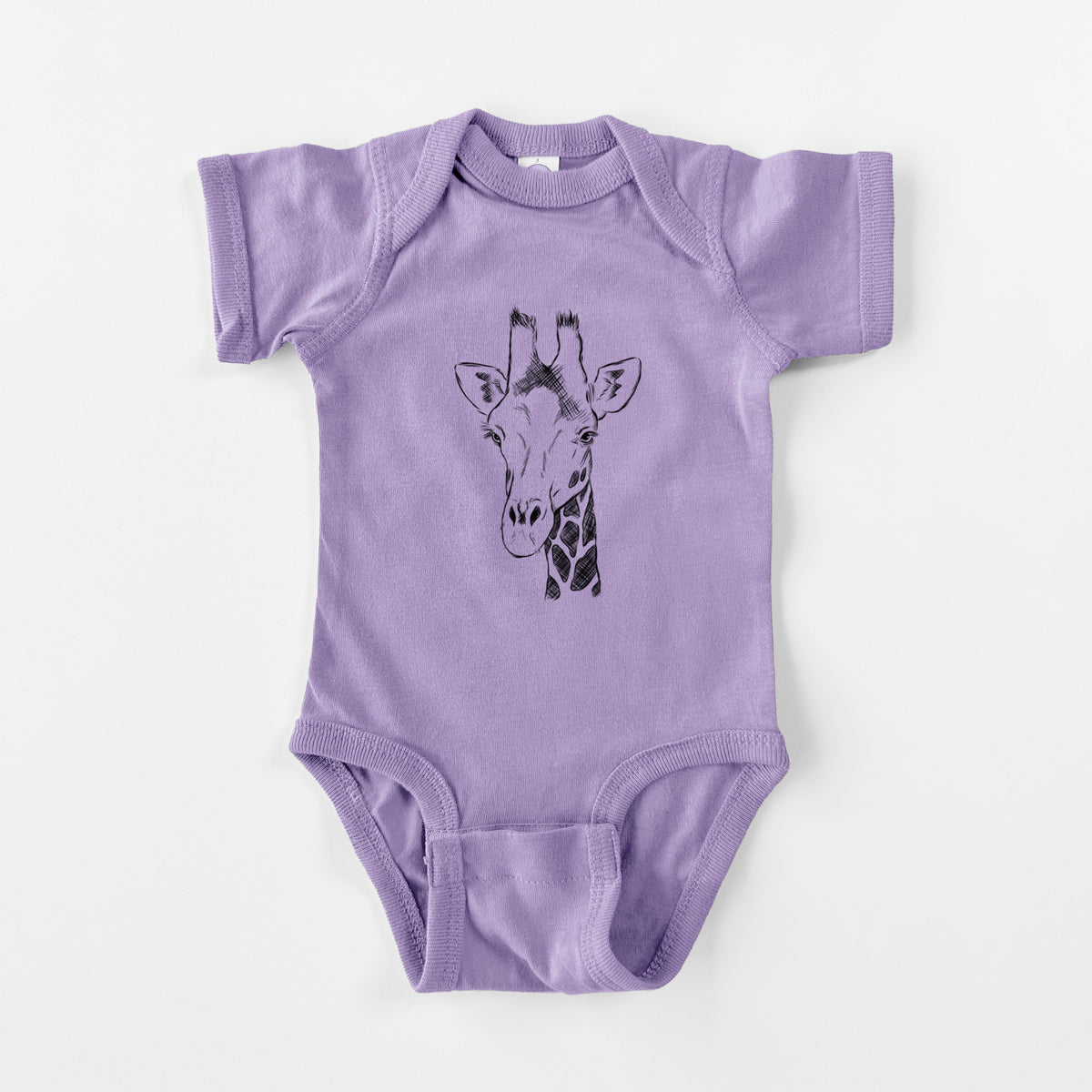 Southern Giraffe - Giraffa giraffa - Baby Fine Jersey Bodysuit