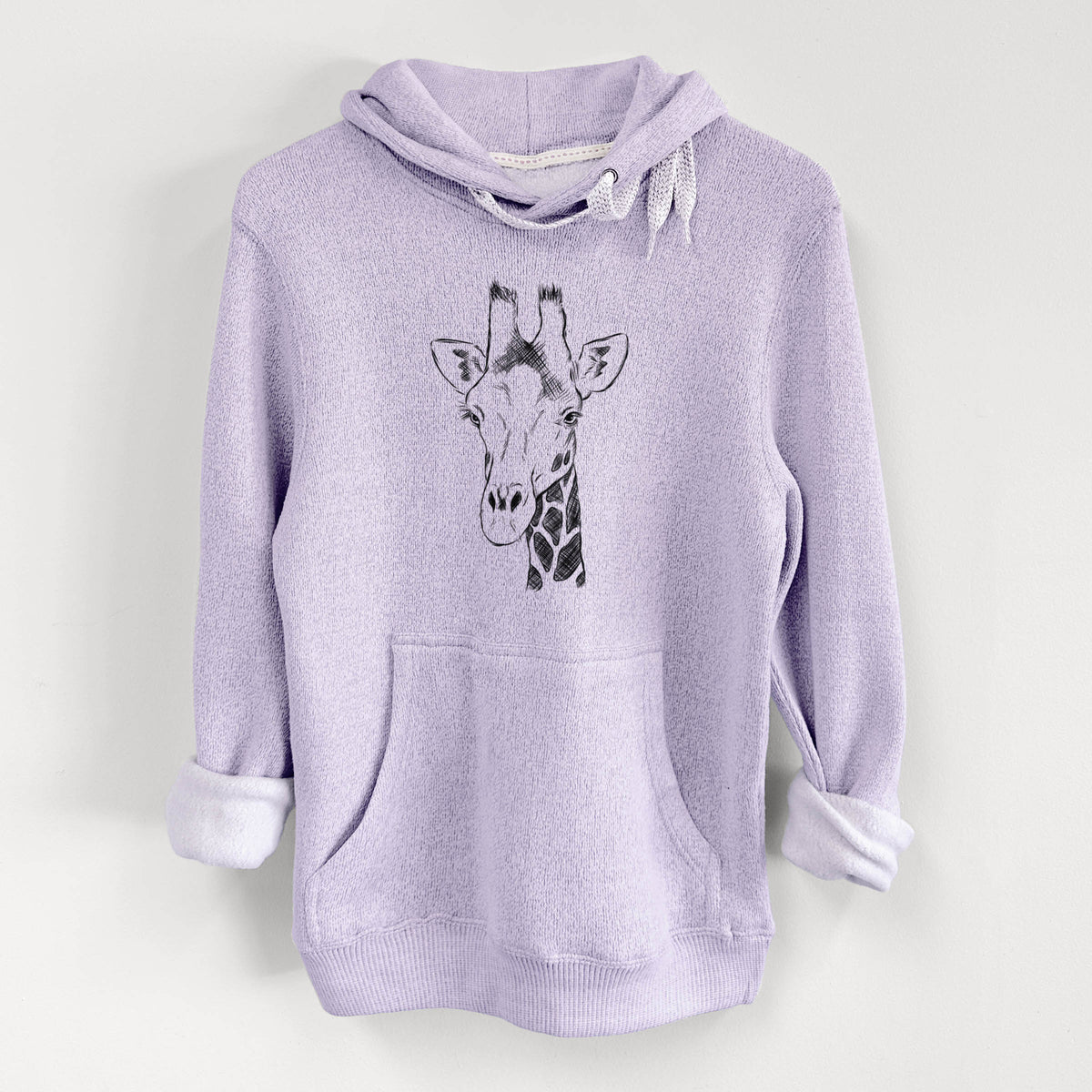 Southern Giraffe - Giraffa giraffa - Knit Hoodie