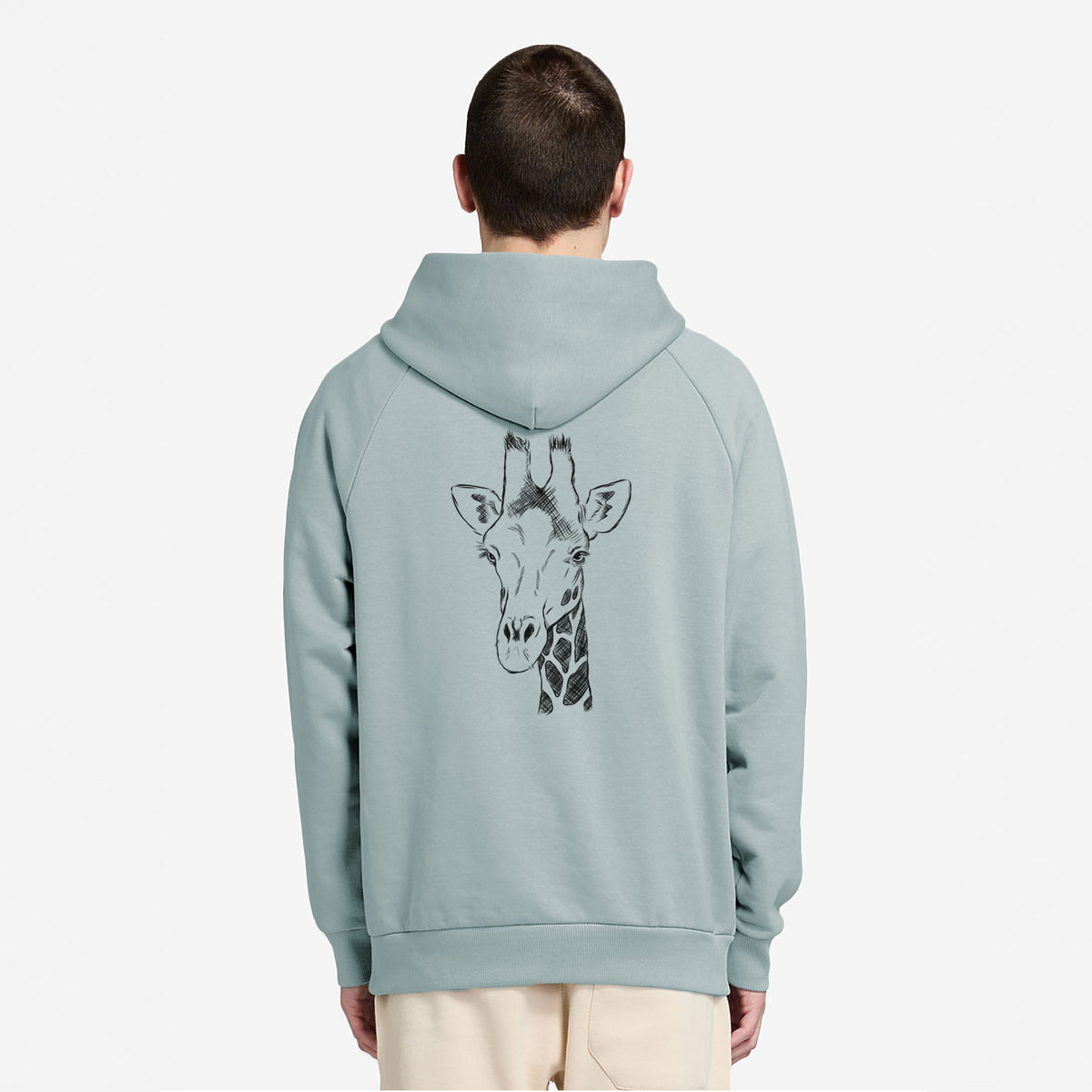 Southern Giraffe - Giraffa giraffa - UltraLuxe Heavyweight French Terry Hoodie