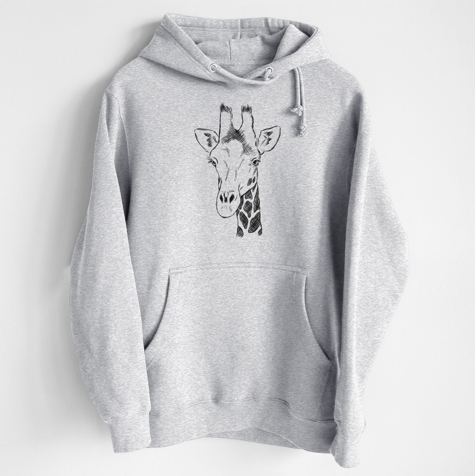 Southern Giraffe - Giraffa giraffa - Heavyweight Fleece Hoodie