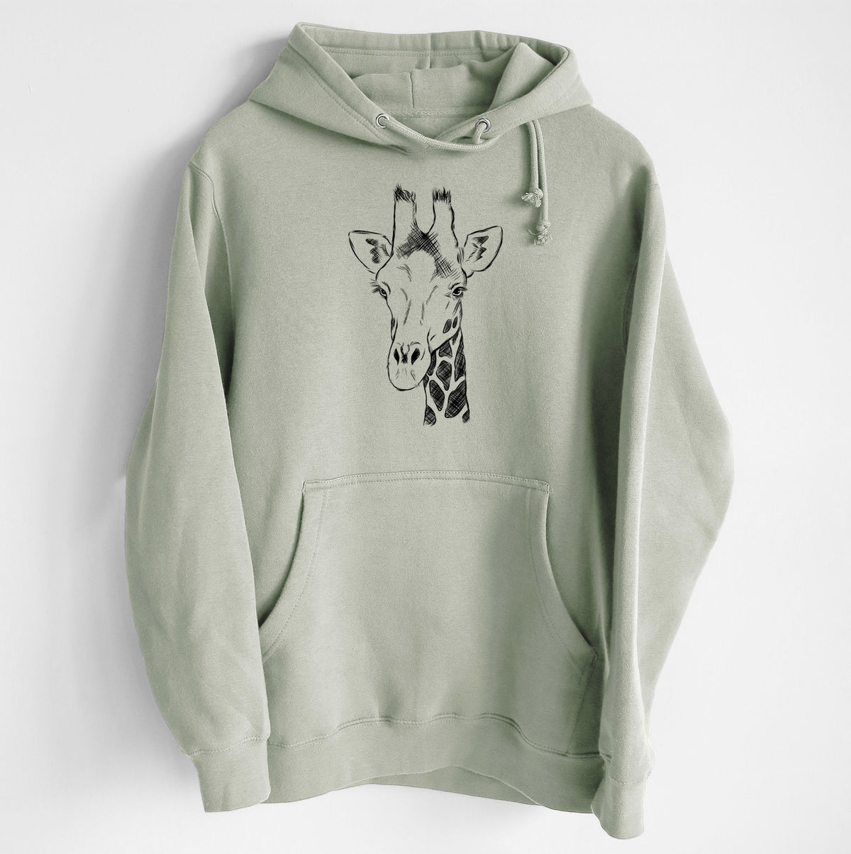 Southern Giraffe - Giraffa giraffa - Heavyweight Fleece Hoodie