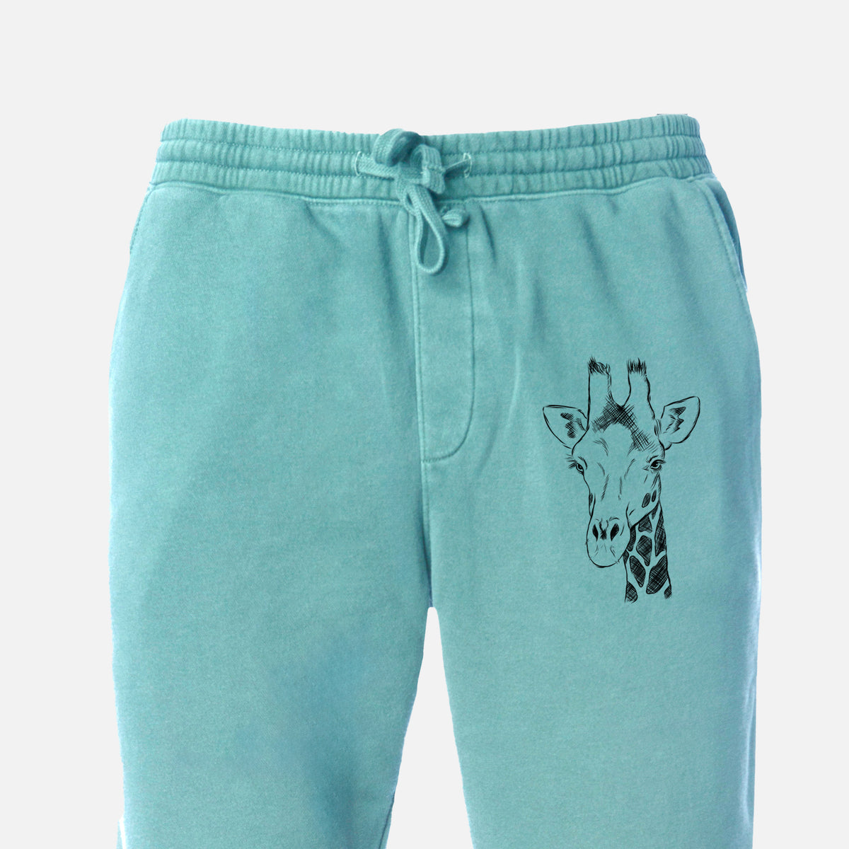 Southern Giraffe - Giraffa giraffa - Unisex Pigment Dyed Sweatpants