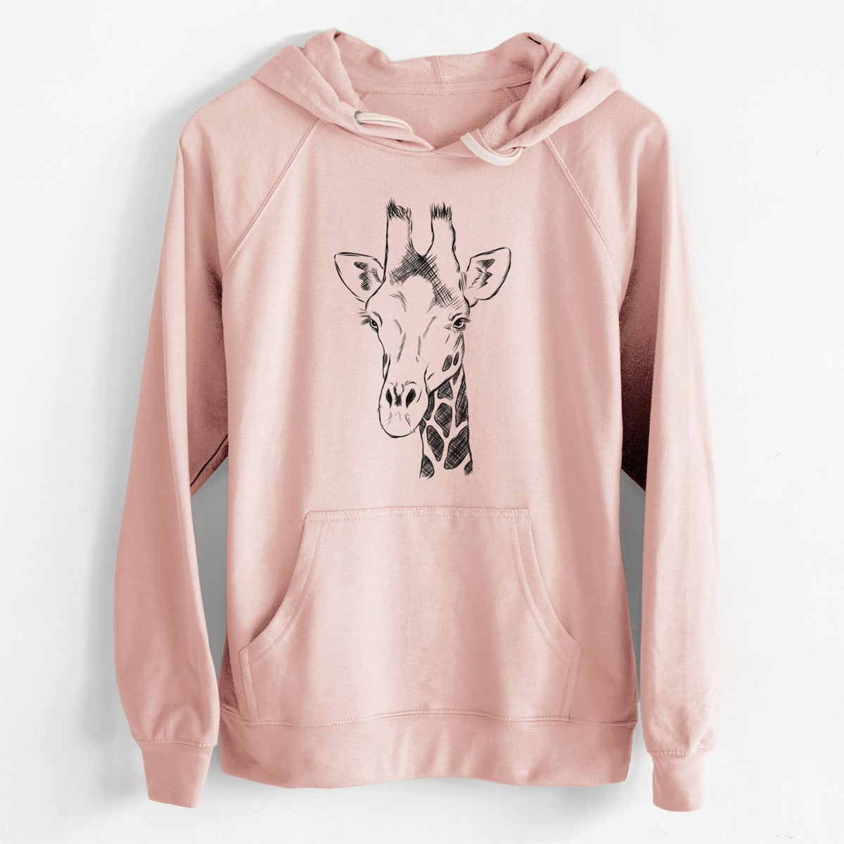 CLEARANCE - Southern Giraffe - Giraffa giraffa  - Unisex Slim Fit Loopback Terry Hoodie