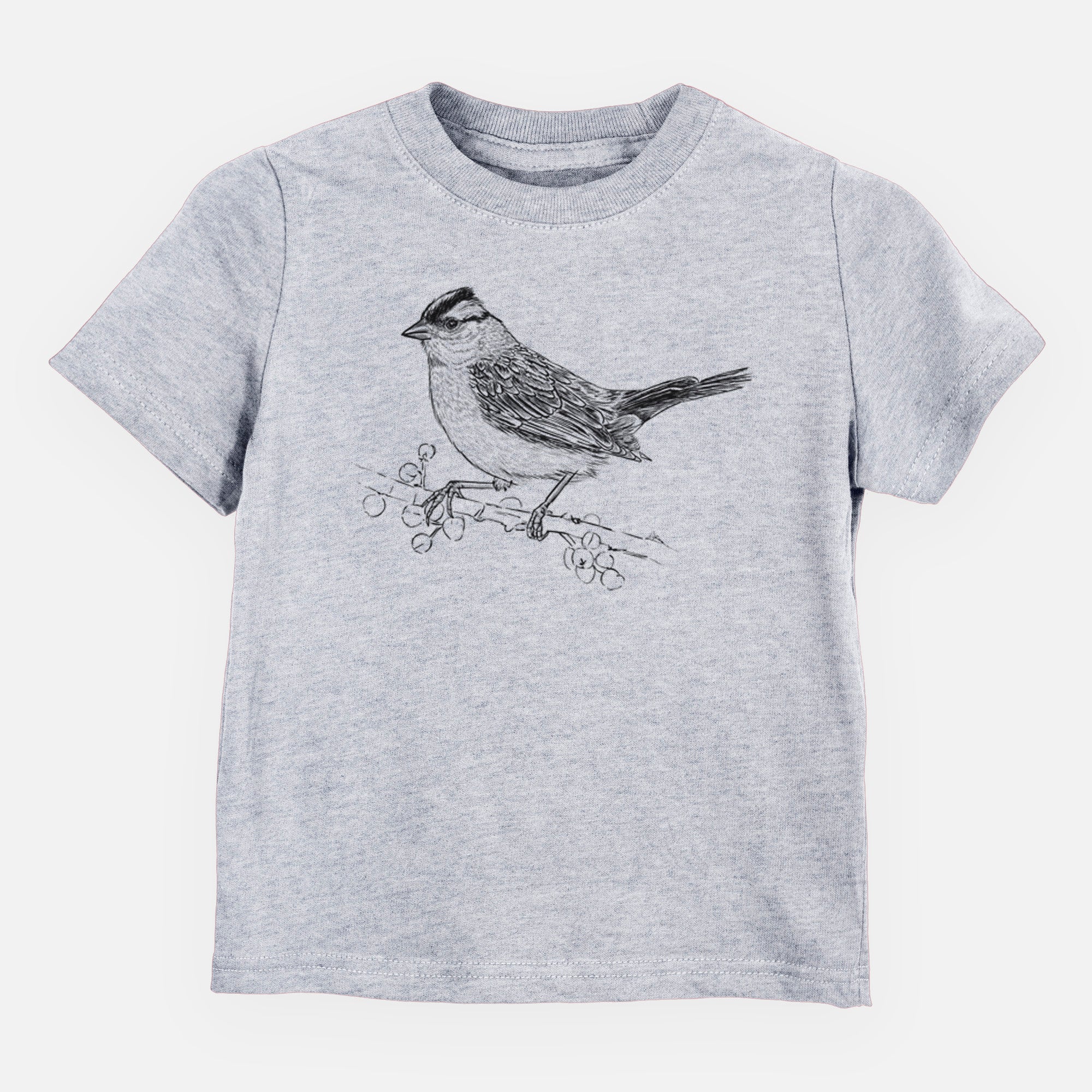 White-crowned Sparrow - Zonotrichia leucophrys - Toddler/Youth Shirt