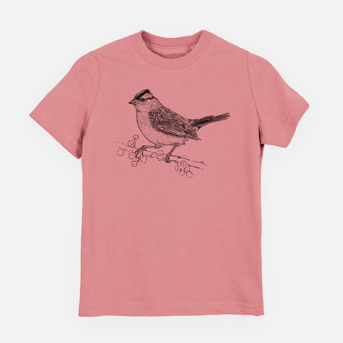 White-crowned Sparrow - Zonotrichia leucophrys - Youth Shirt