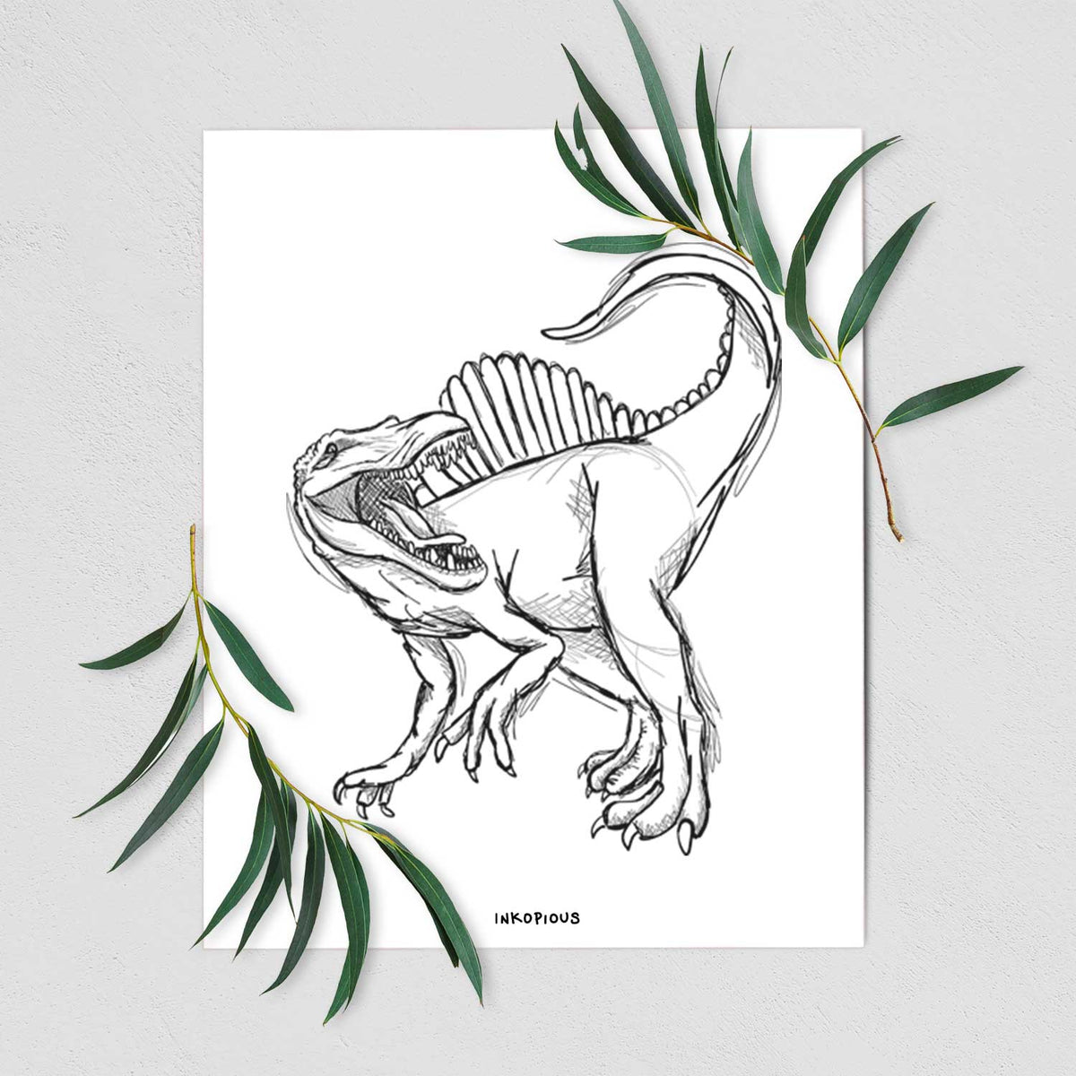 Spinosaurus Aegyptiacus - Fine Art Print