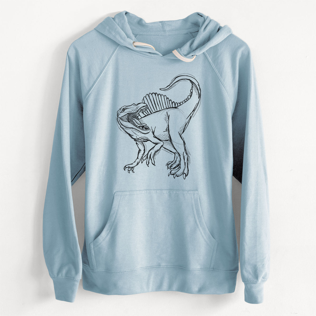 CLEARANCE - Spinosaurus Aegyptiacus  - Unisex Slim Fit Loopback Terry Hoodie